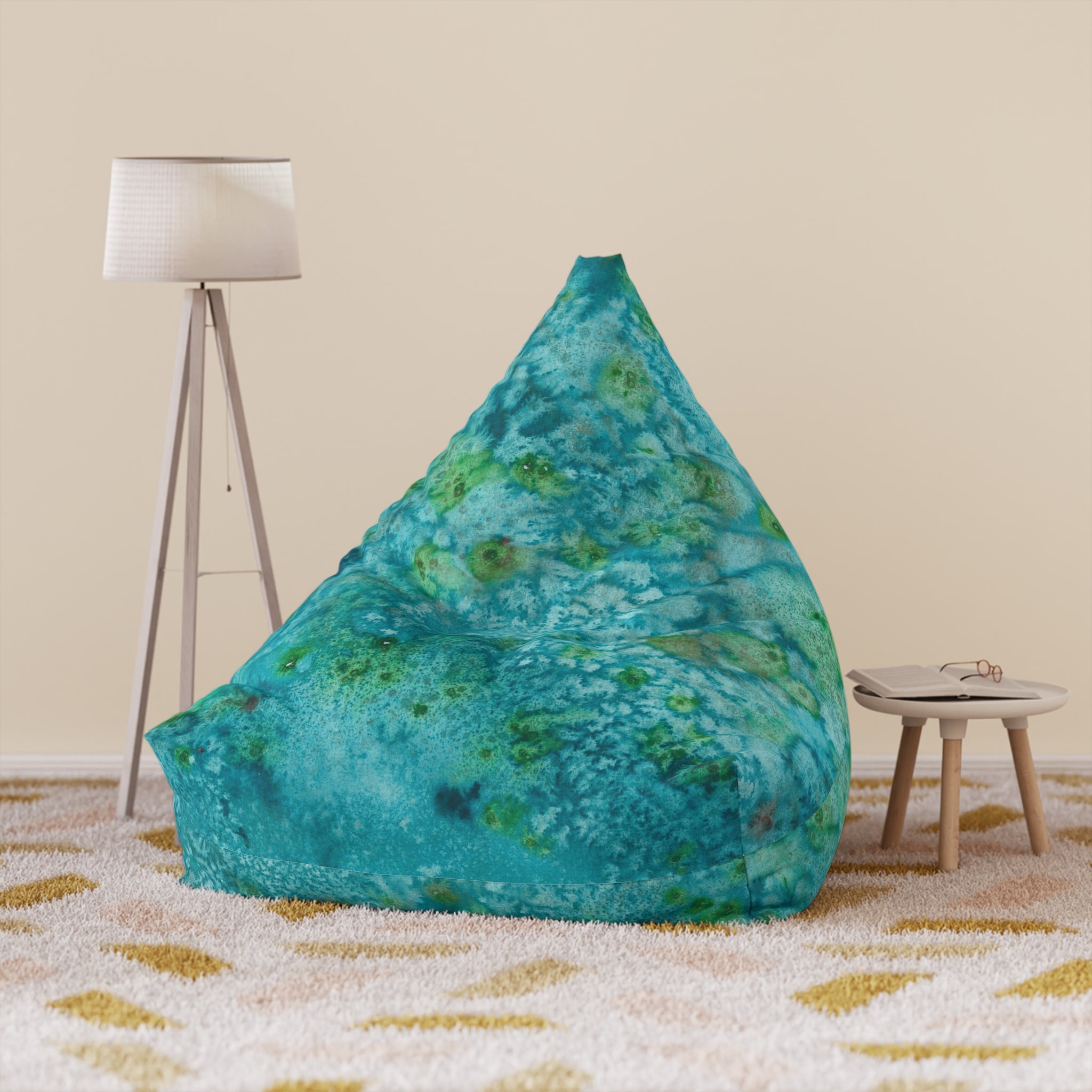 Bean Bag Chair Covers For Indoor & Outdoor - 2 Sizes - Exciting Abstract Design #83 Who Am I Today