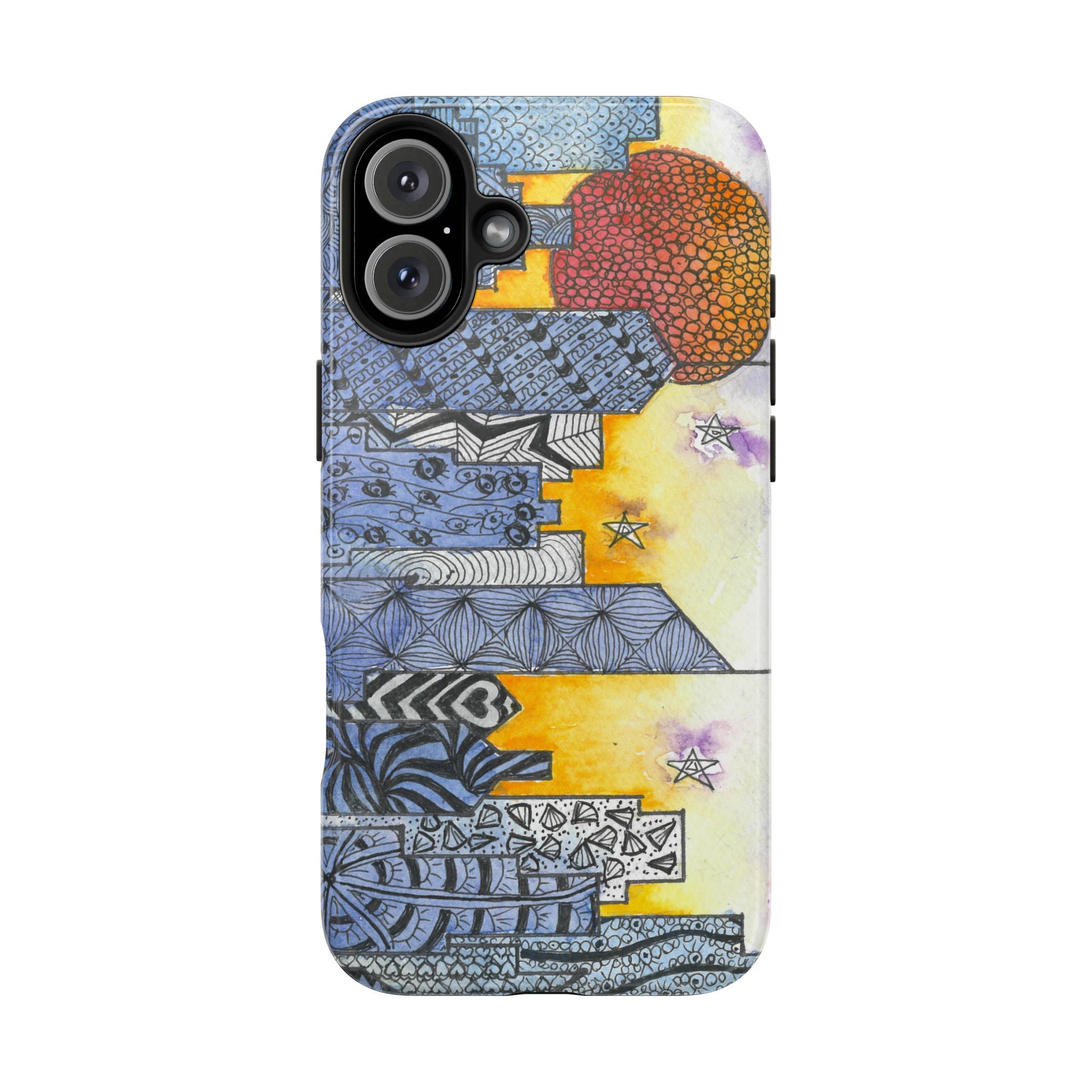 Tough Phone Case - All iPhones and Samsung Galaxys - Exciting Abstract Design #5 In The Shadows
