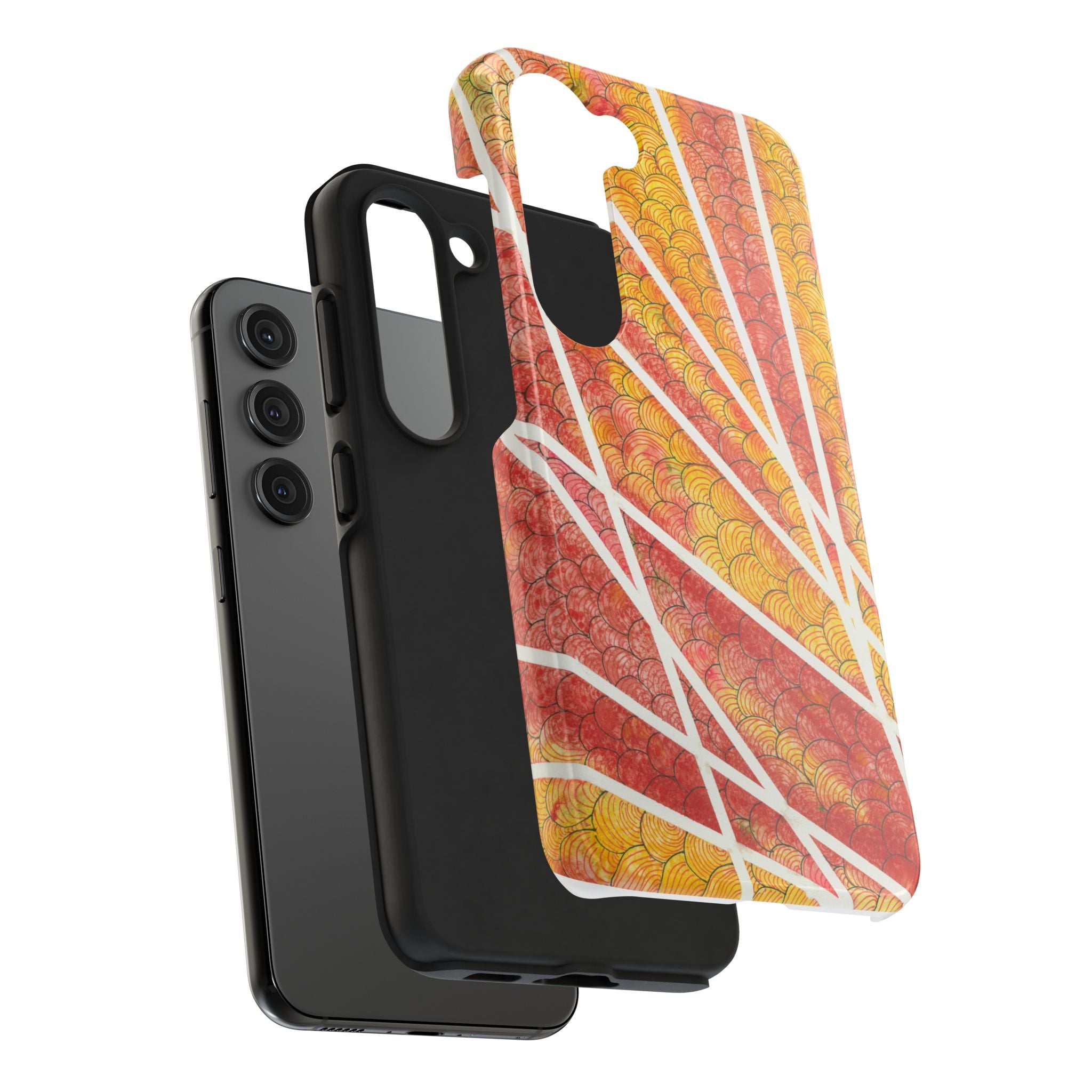 Tough Phone Case - All iPhones and Samsung Galaxys - Exciting Abstract Design #67 Max Mimosa