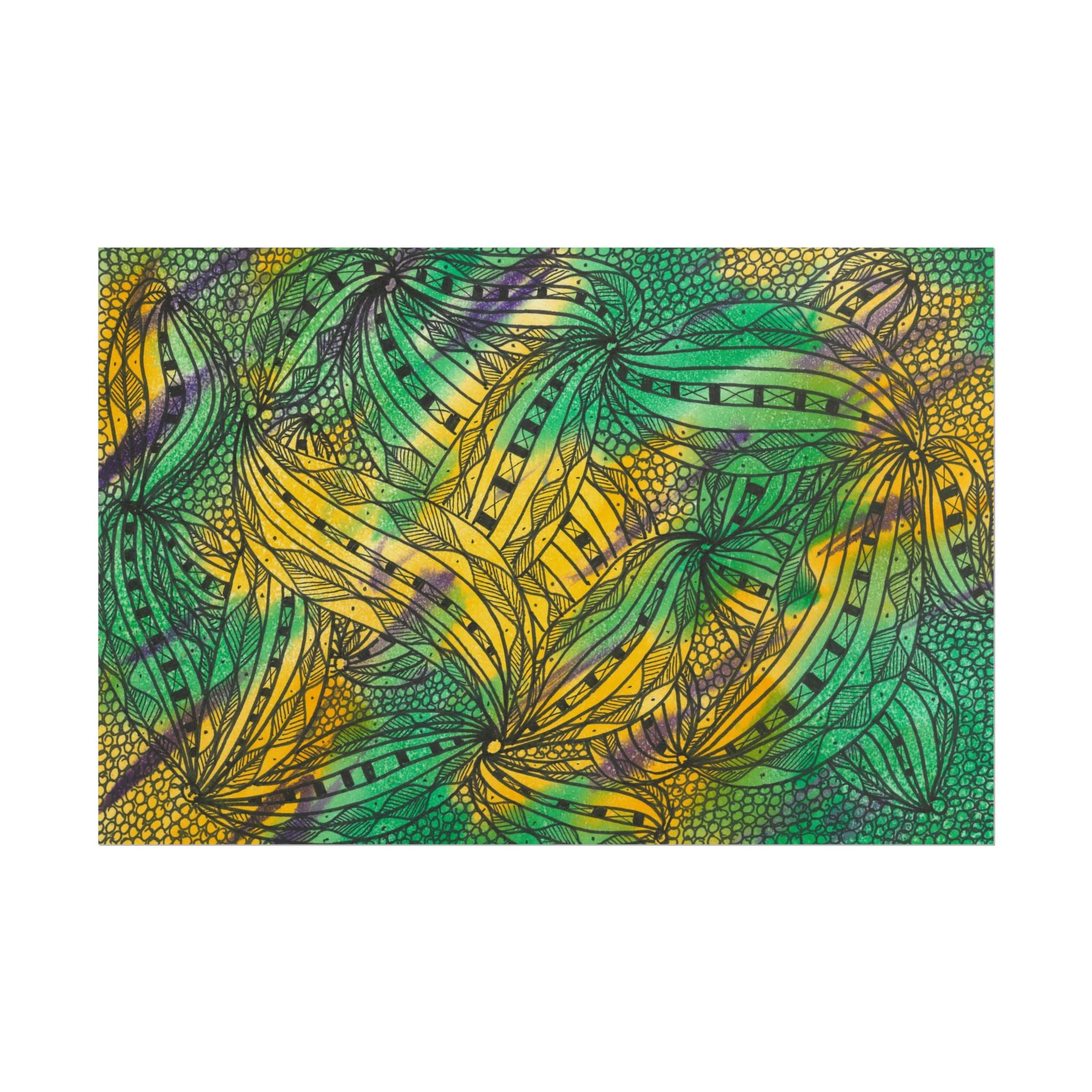 Large Colourful Wall Art, Posters & Prints, For Office, Bedroom or Living Room, or Special Gift #37 Shubbery!