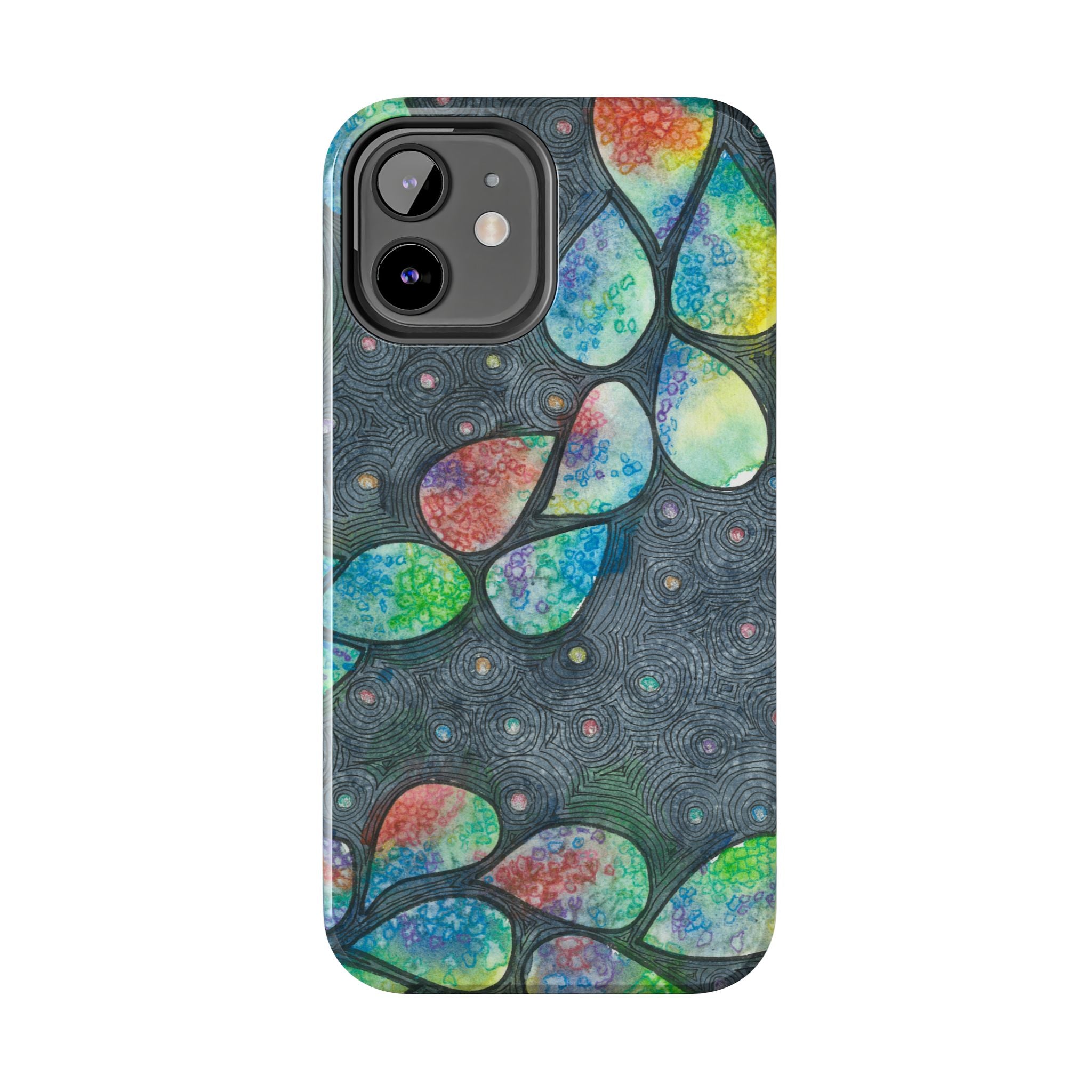 Tough Phone Case - All iPhones and Samsung Galaxys - Exciting Abstract Design #30 Give Us A Minute