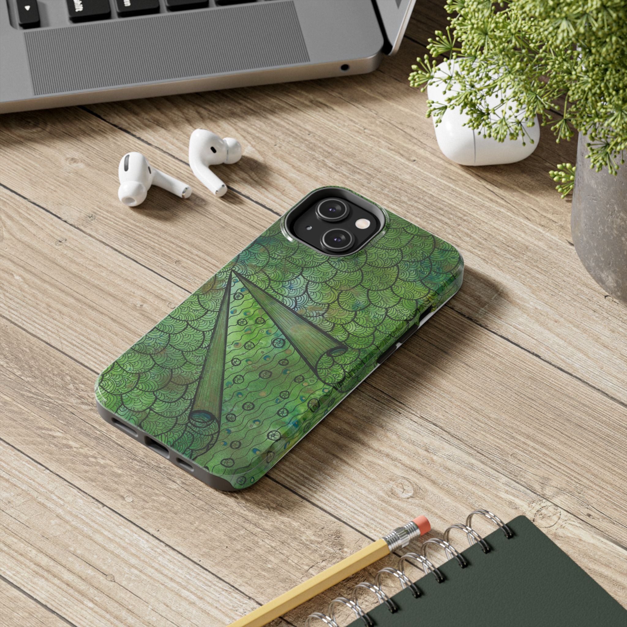 Tough Phone Case - All iPhones and Samsung Galaxys - Exciting Abstract Design #69 New Horizons
