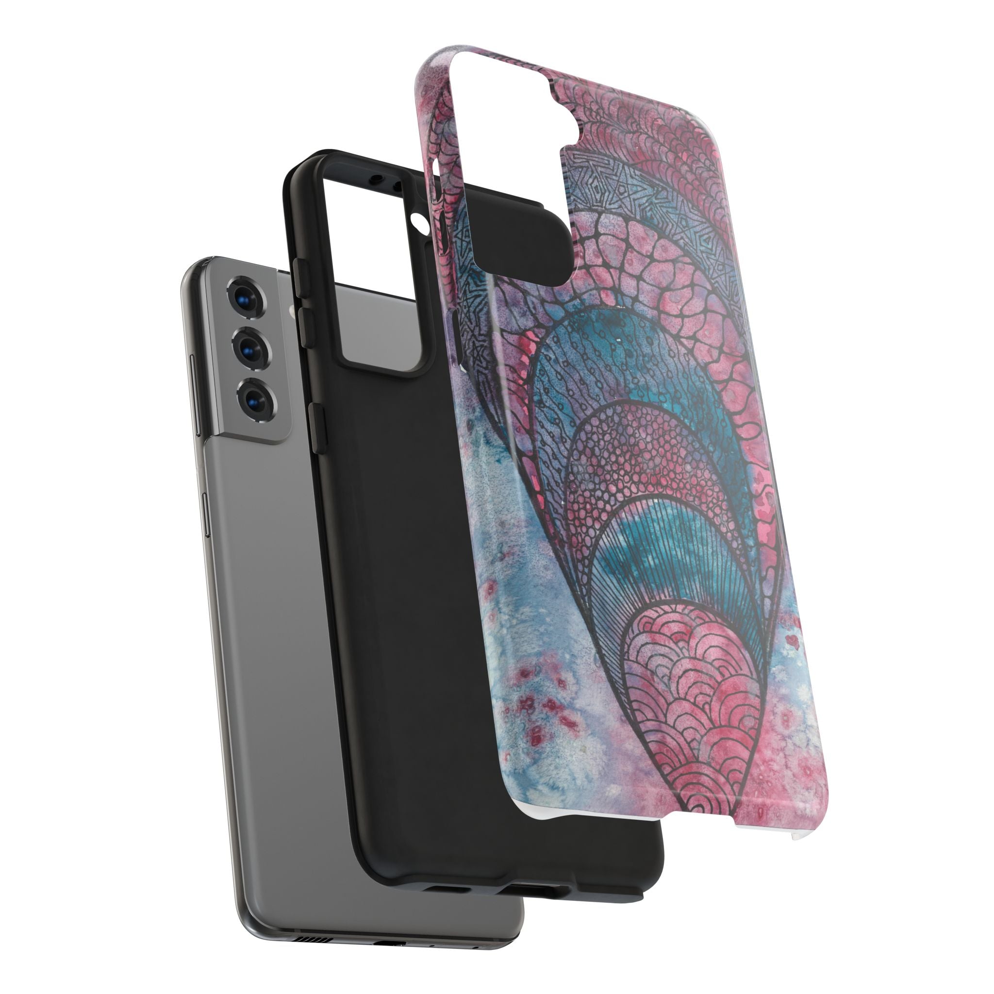 Tough Phone Case - All iPhones and Samsung Galaxys - Exciting Abstract Design #92 The Goddess Lives