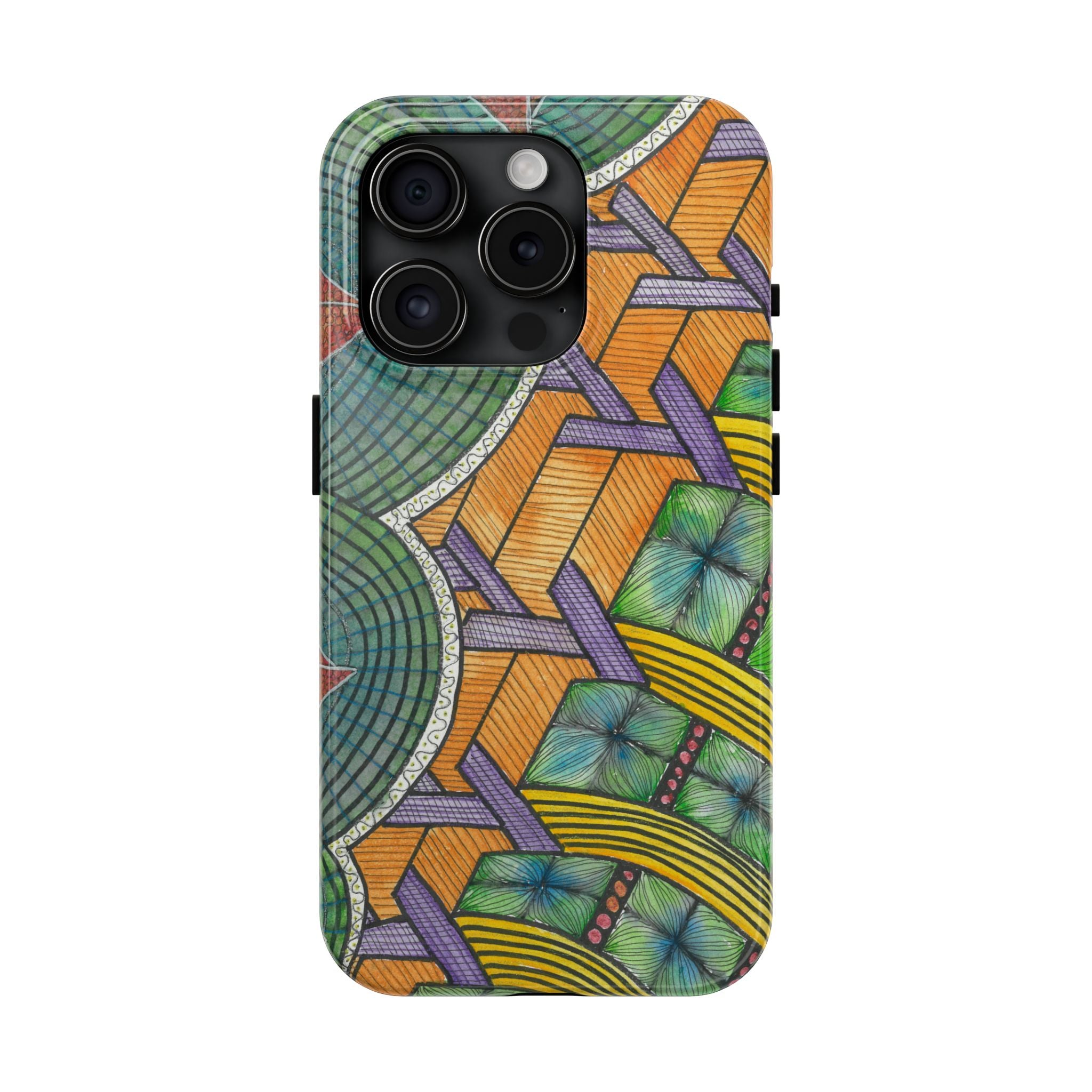Tough Phone Case - All iPhones and Samsung Galaxys - Exciting Abstract Design #31 T'Eye Land