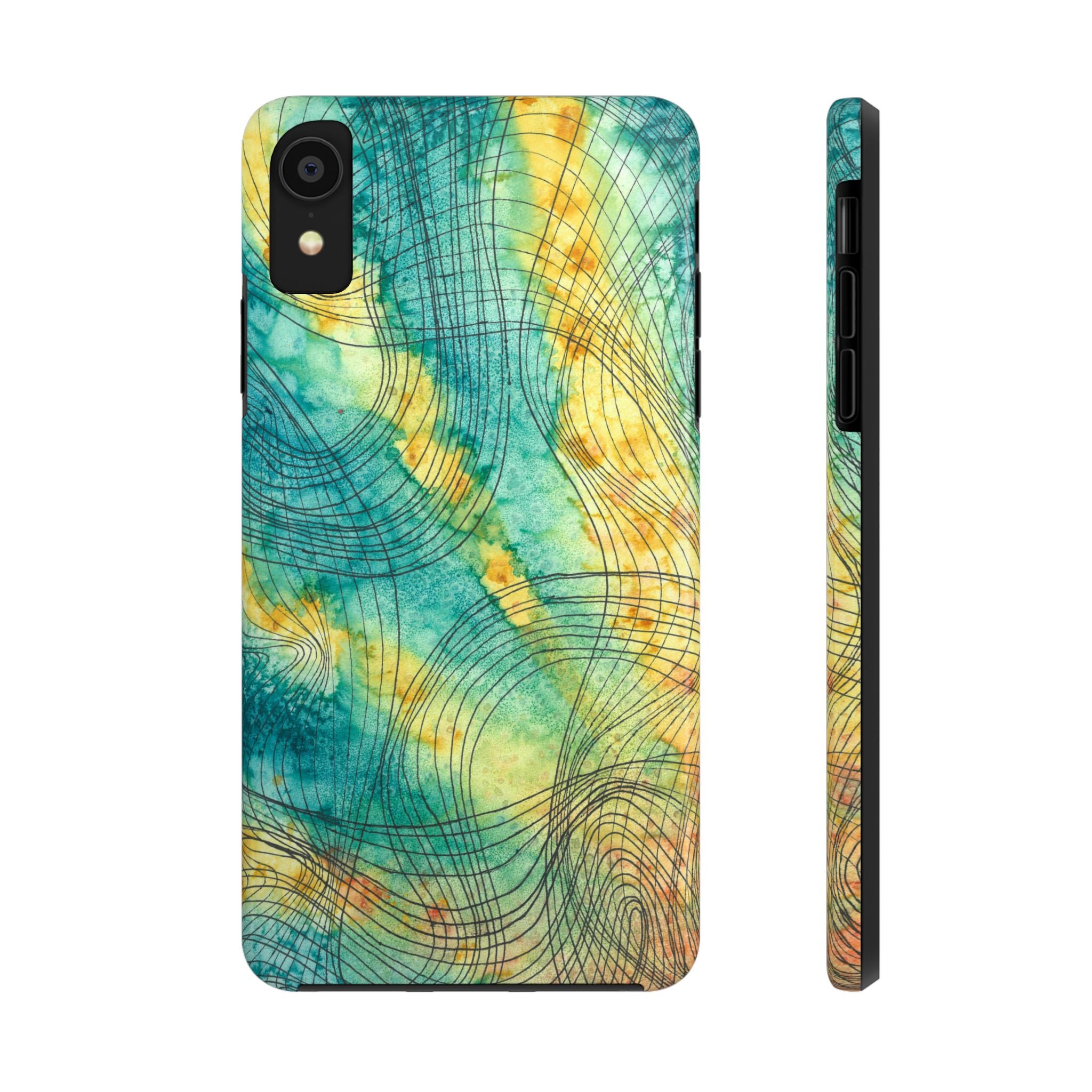 Tough Phone Case - All iPhones and Samsung Galaxys - Exciting Abstract Design #81 The Only Way Is Up