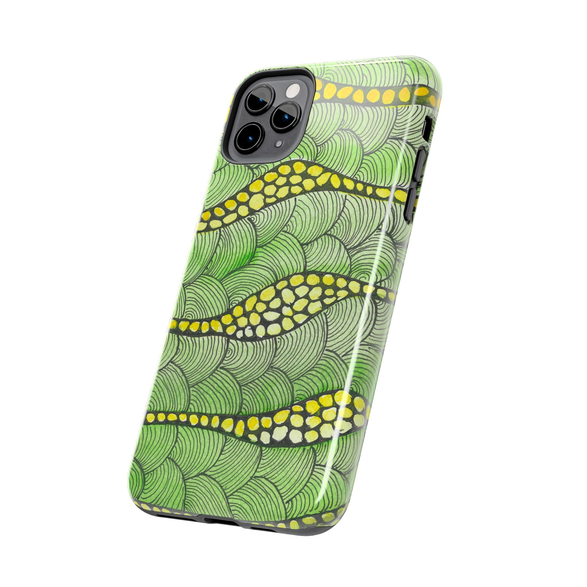 Tough Phone Case - All iPhones and Samsung Galaxys - Exciting Abstract Design #13 Watcha Thinking
