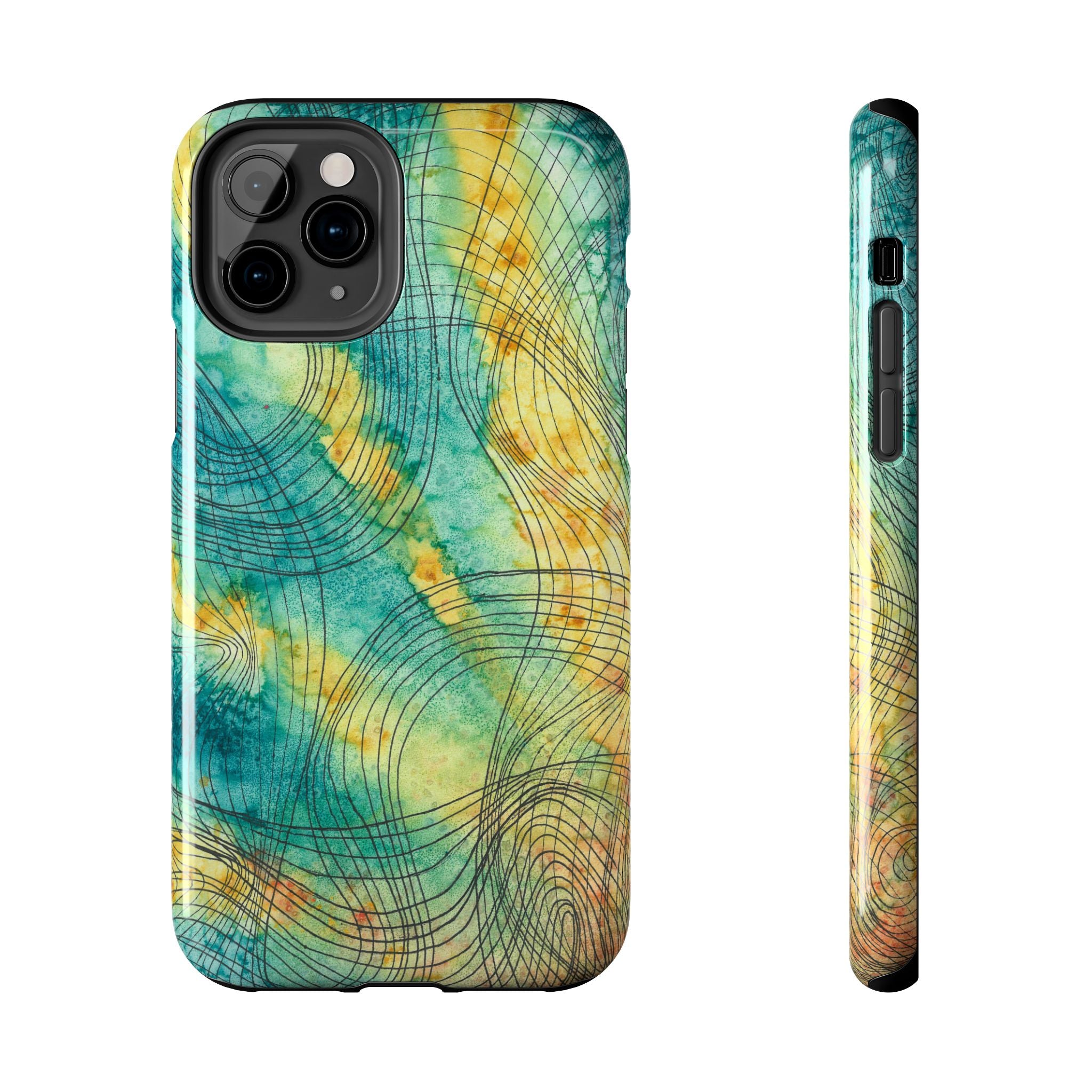 Tough Phone Case - All iPhones and Samsung Galaxys - Exciting Abstract Design #81 The Only Way Is Up