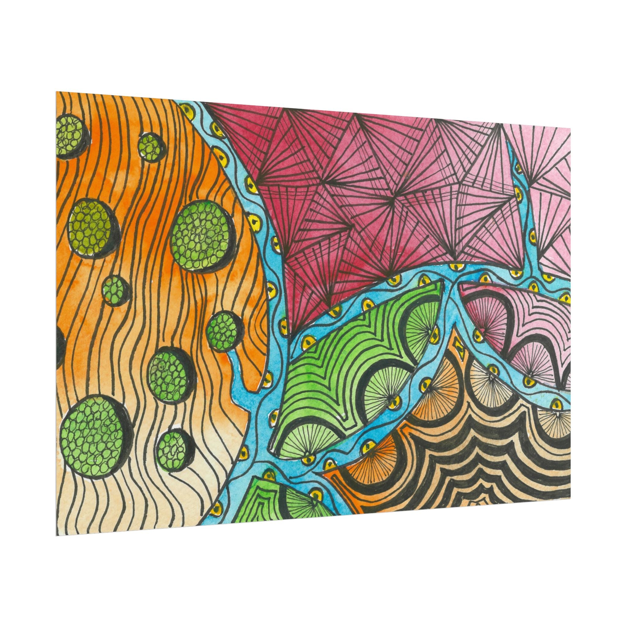 Large Colourful Wall Art, Posters & Prints, For Office, Bedroom or Living Room, or Special Gift #11 Today's The Day