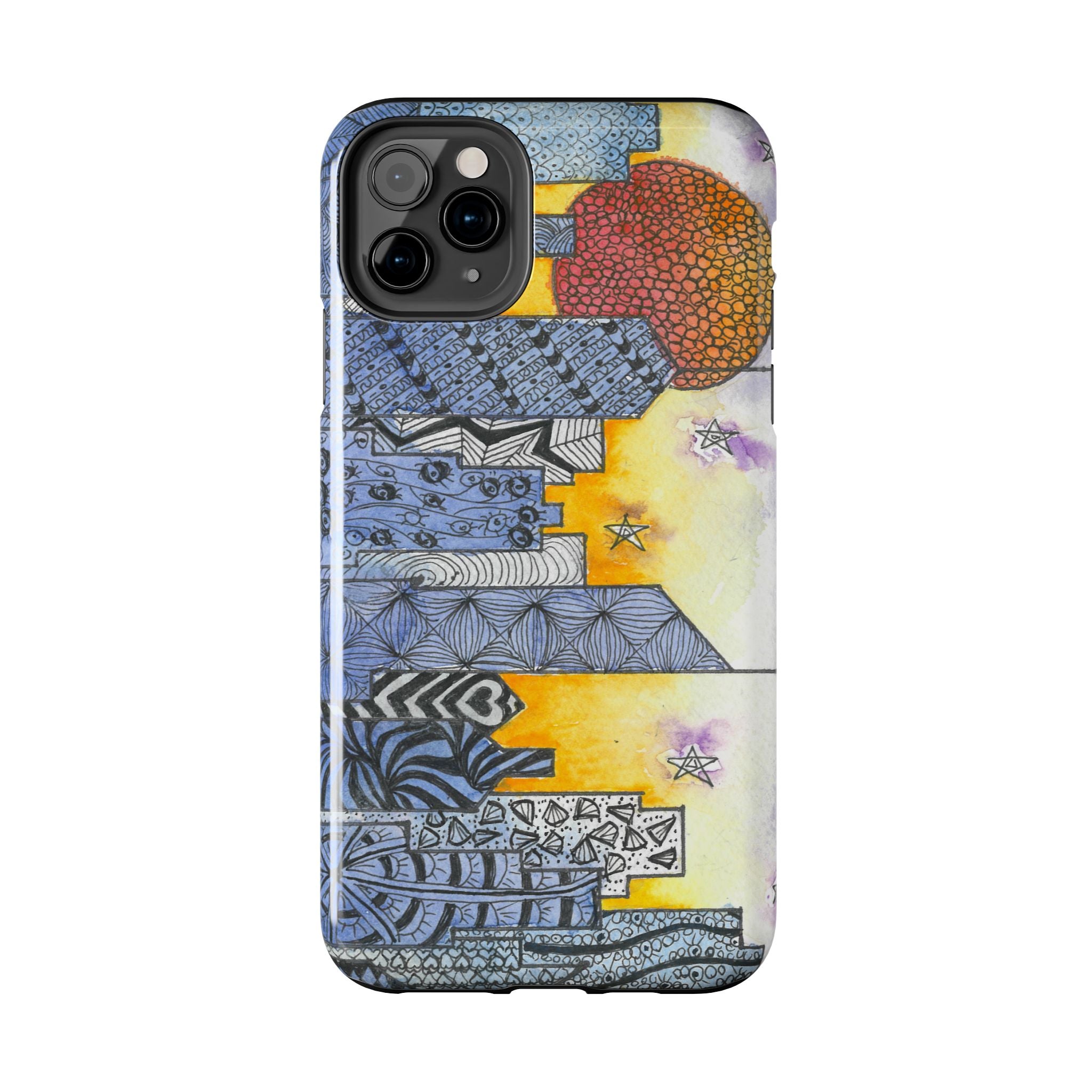 Tough Phone Case - All iPhones and Samsung Galaxys - Exciting Abstract Design #5 In The Shadows