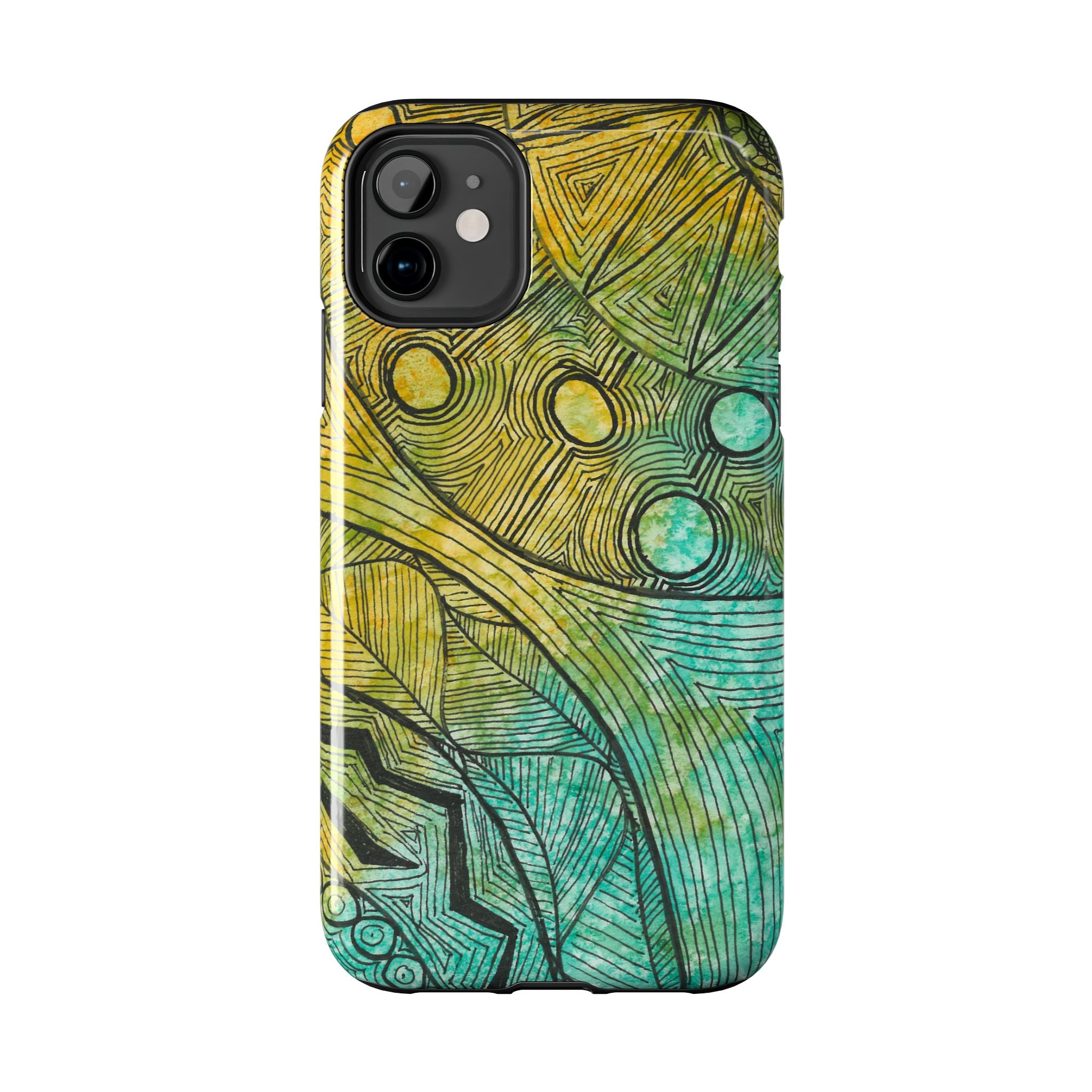 Tough Phone Case - All iPhones and Samsung Galaxys - Exciting Abstract Design #27 Come What May