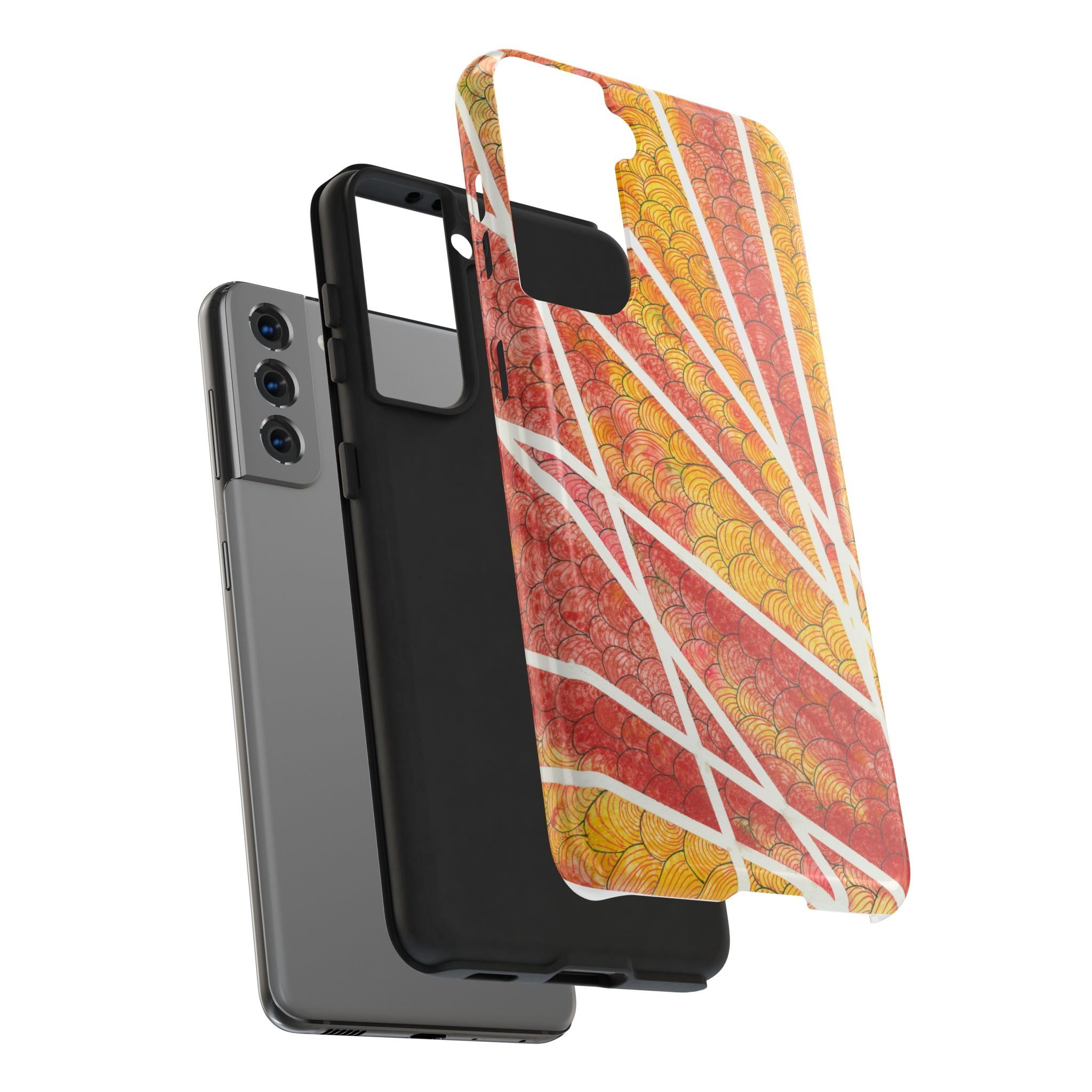 Tough Phone Case - All iPhones and Samsung Galaxys - Exciting Abstract Design #67 Max Mimosa