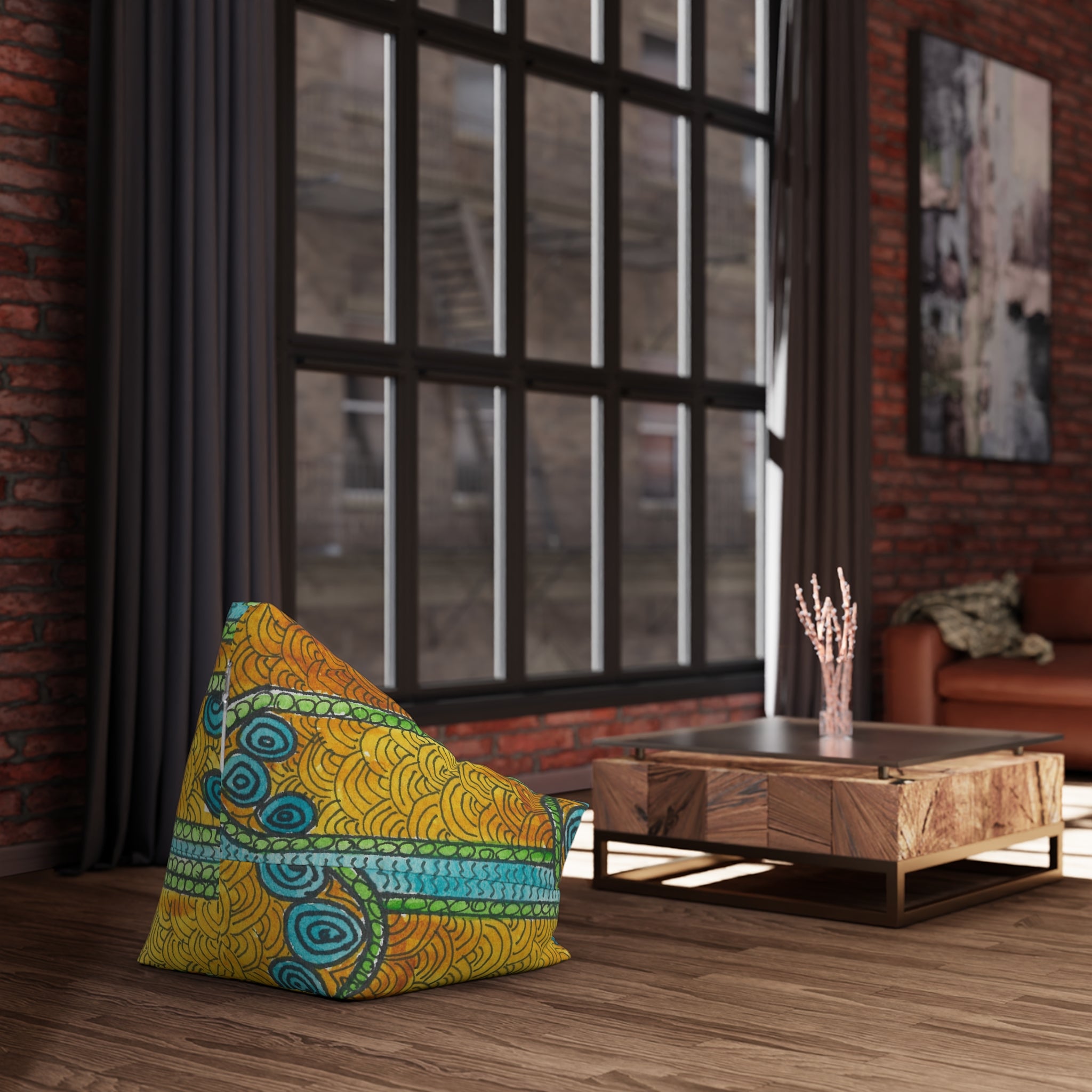 Bean Bag Chair Covers For Indoor & Outdoor - 2 Sizes - Exciting Abstract Design #87 Belgrade Impressions - Serbia