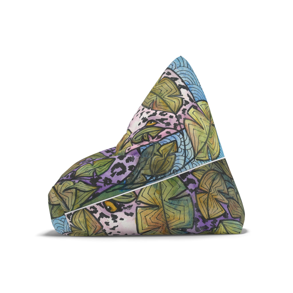 Bean Bag Chair Covers For Indoor & Outdoor - 2 Sizes - Exciting Abstract Design #76 Purrfect Blend