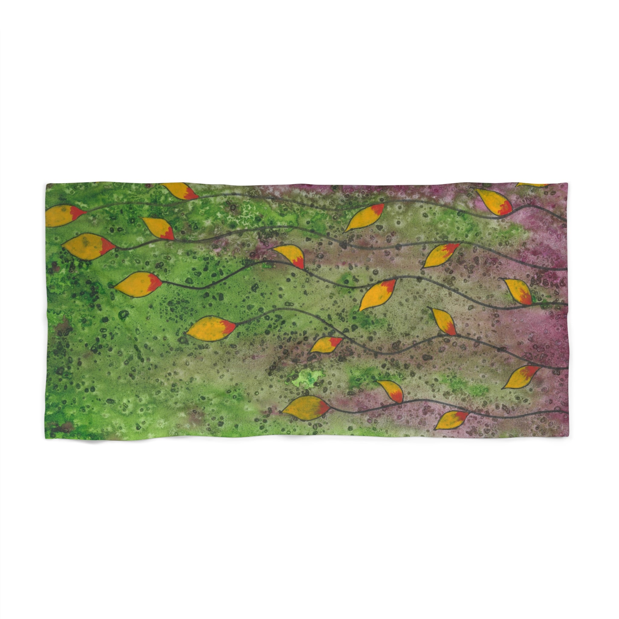 Colourful Abstract Beach Towels, Cotton Loop backing for Durability, 2 Sizes.  For Family and friends or a Special Gift #98 HOPE