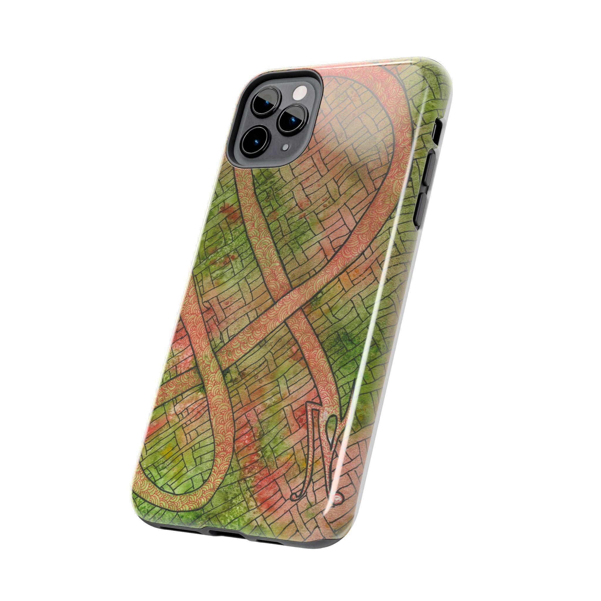 Tough Phone Case - All iPhones and Samsung Galaxys - Exciting Abstract Design #57 Celtic Flavours
