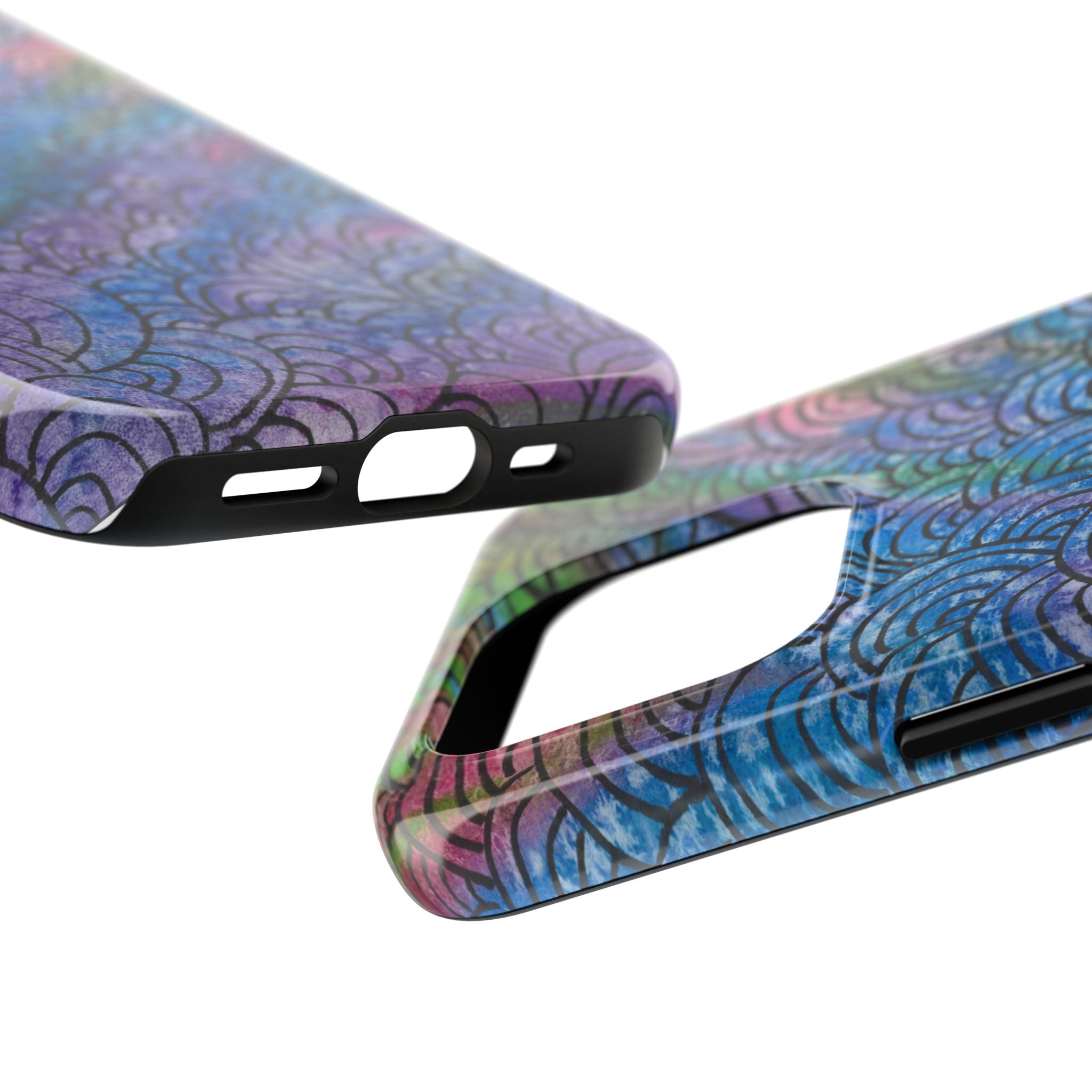 Tough Phone Case - All iPhones and Samsung Galaxys - Exciting Abstract Design #84 Ah! The Past