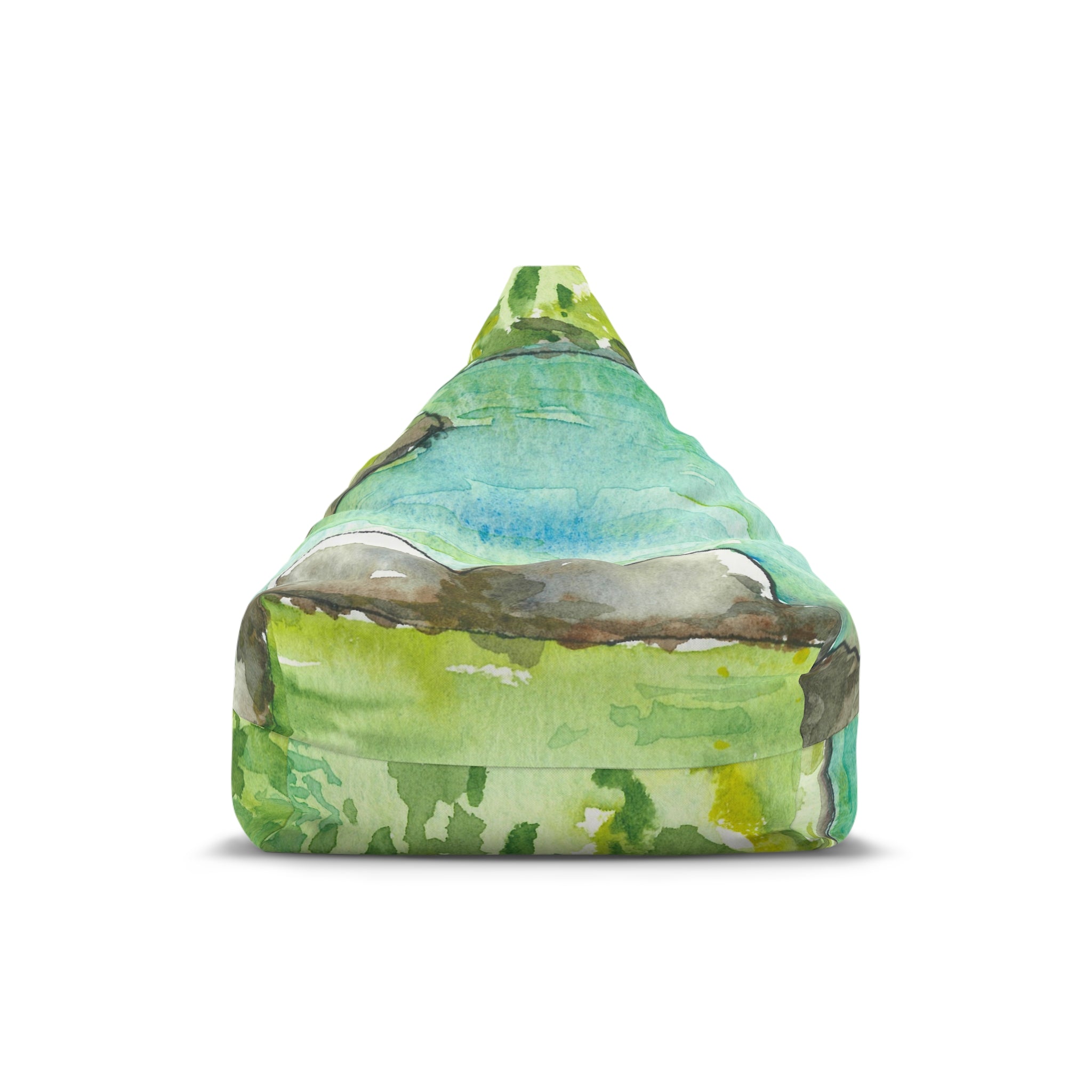 Bean Bag Chair Covers For Indoor & Outdoor - 2 Sizes - Exciting Abstract Design #88 Tara River - Serbia