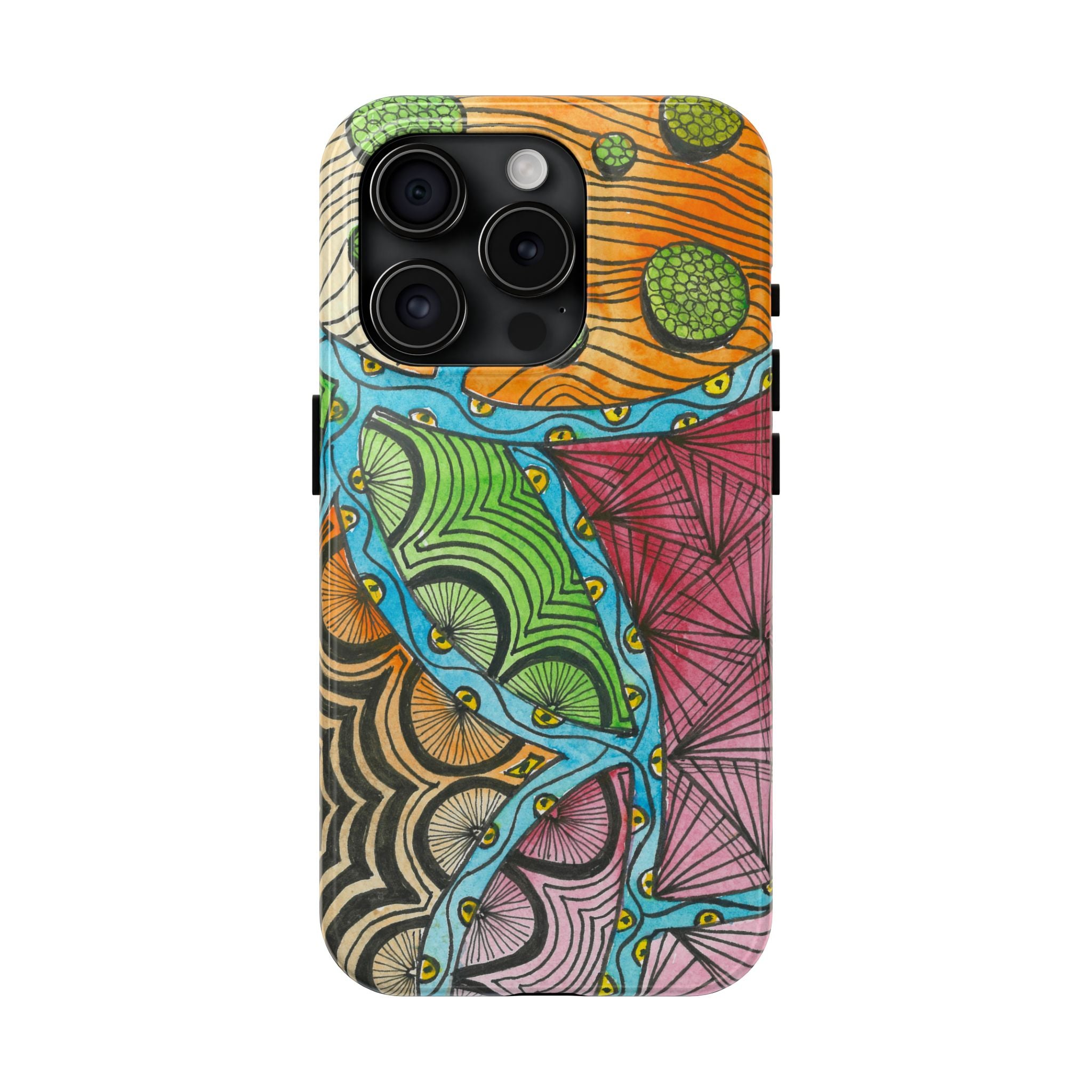 Tough Phone Case - All iPhones and Samsung Galaxys - Exciting Abstract Design #11 Today's The Day
