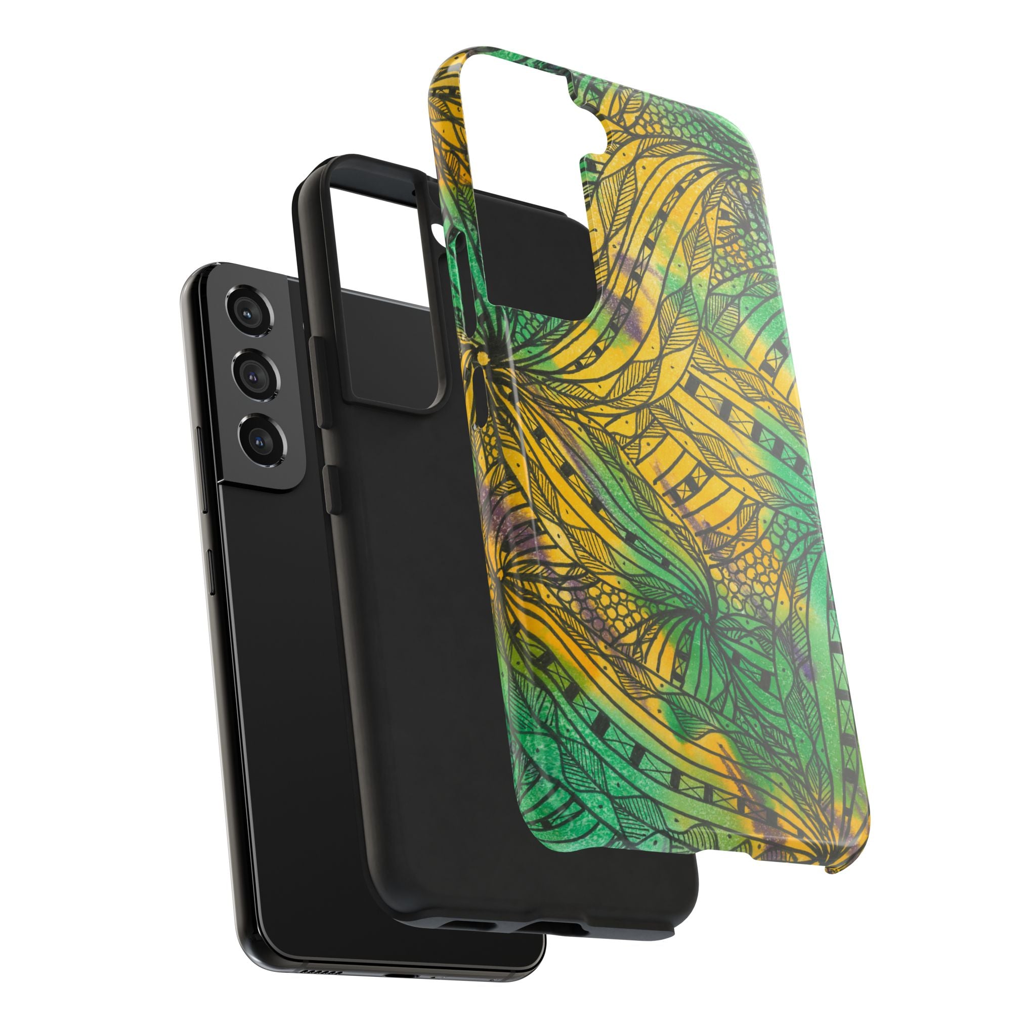 Tough Phone Case - All iPhones and Samsung Galaxys - Exciting Abstract Design #37 Shubbery!