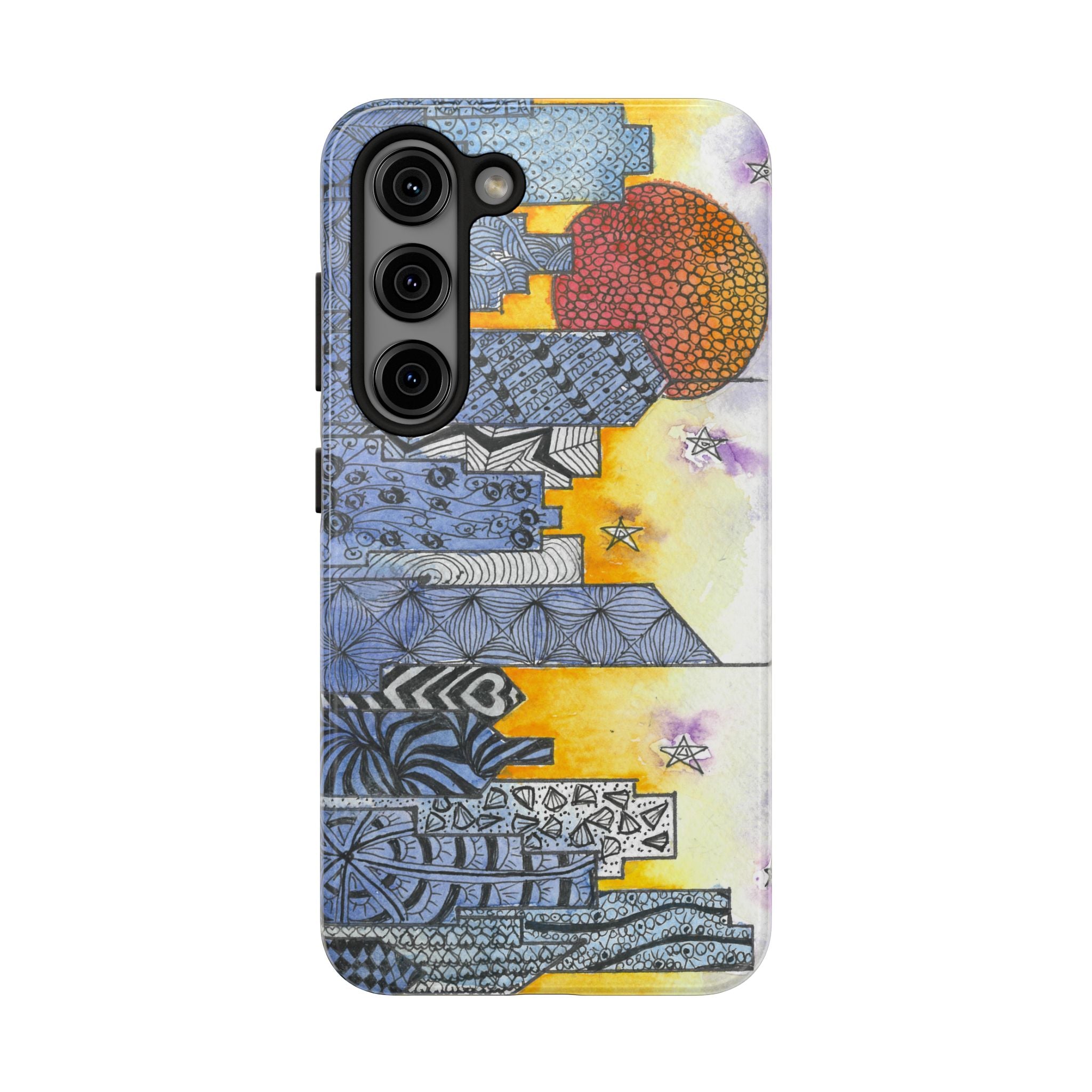 Tough Phone Case - All iPhones and Samsung Galaxys - Exciting Abstract Design #5 In The Shadows