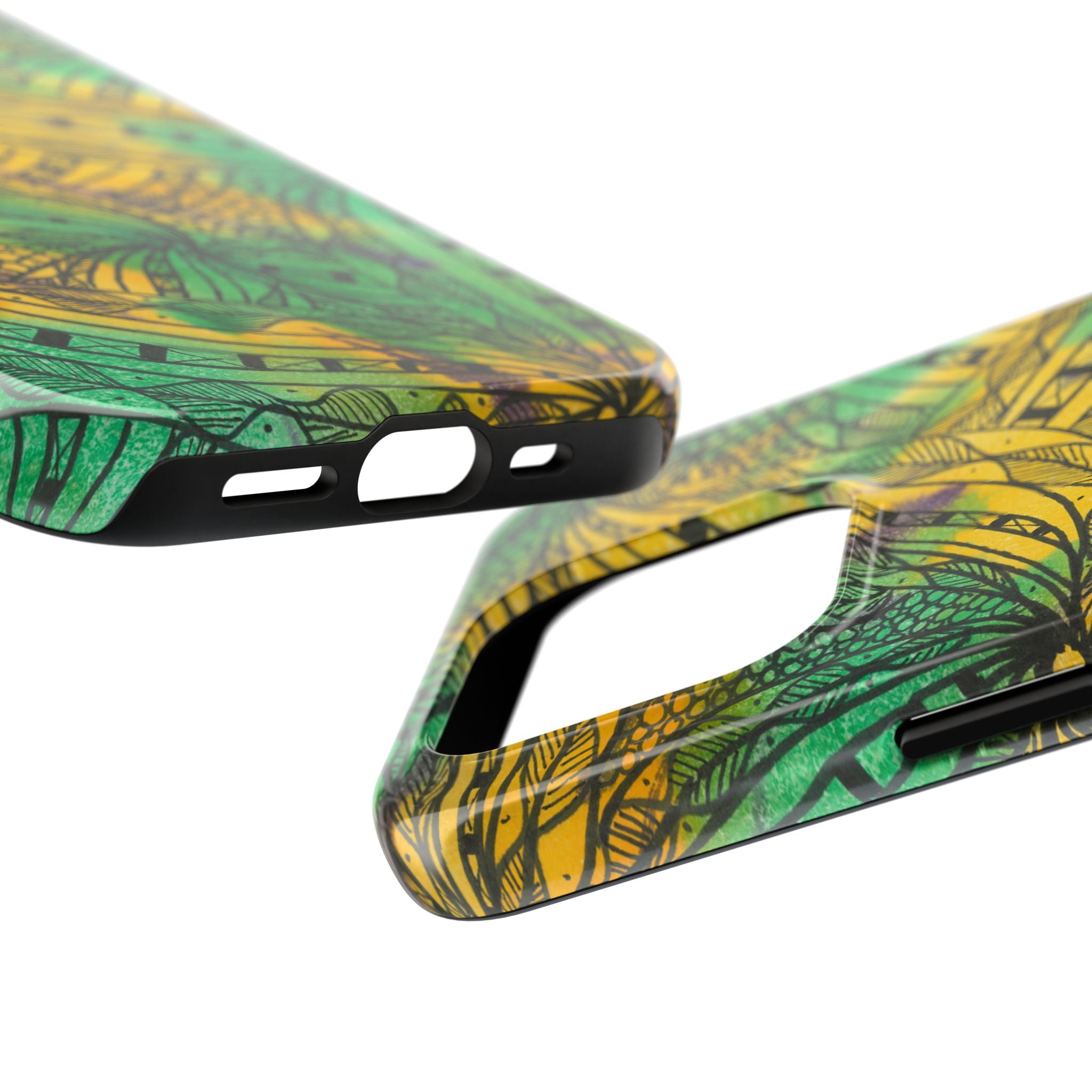 Tough Phone Case - All iPhones and Samsung Galaxys - Exciting Abstract Design #37 Shubbery!