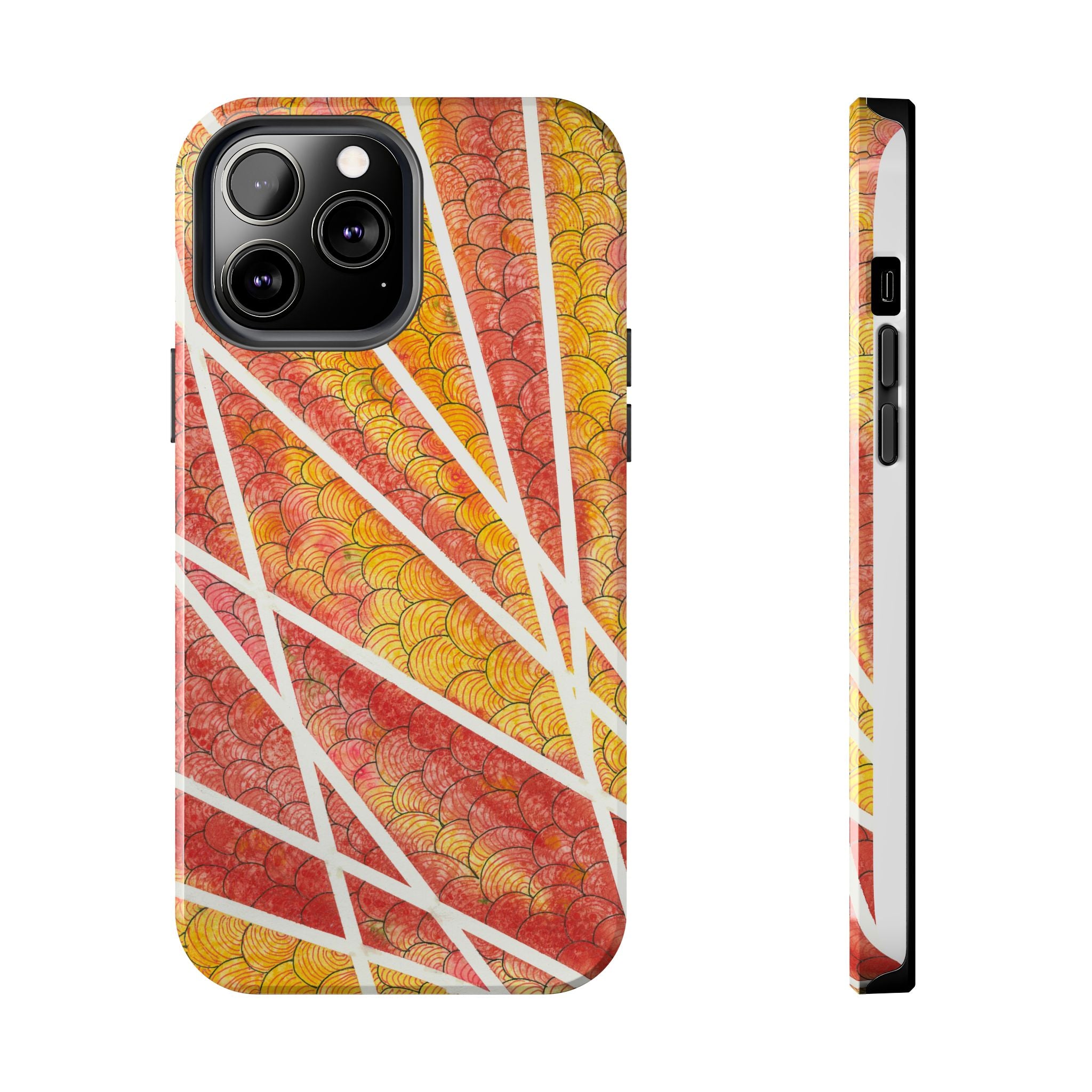 Tough Phone Case - All iPhones and Samsung Galaxys - Exciting Abstract Design #67 Max Mimosa