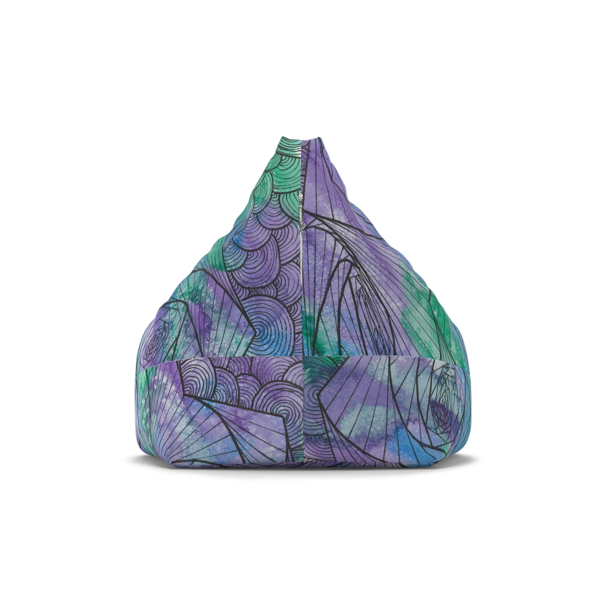 Bean Bag Chair Covers For Indoor & Outdoor - 2 Sizes - Exciting Abstract Design #50 If Not Now When?