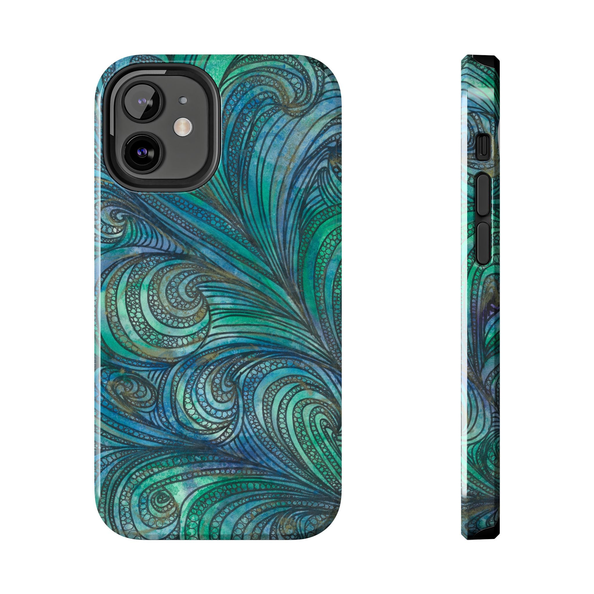 Tough Phone Case - All iPhones and Samsung Galaxys - Exciting Abstract Design #71 Call Of The Sea