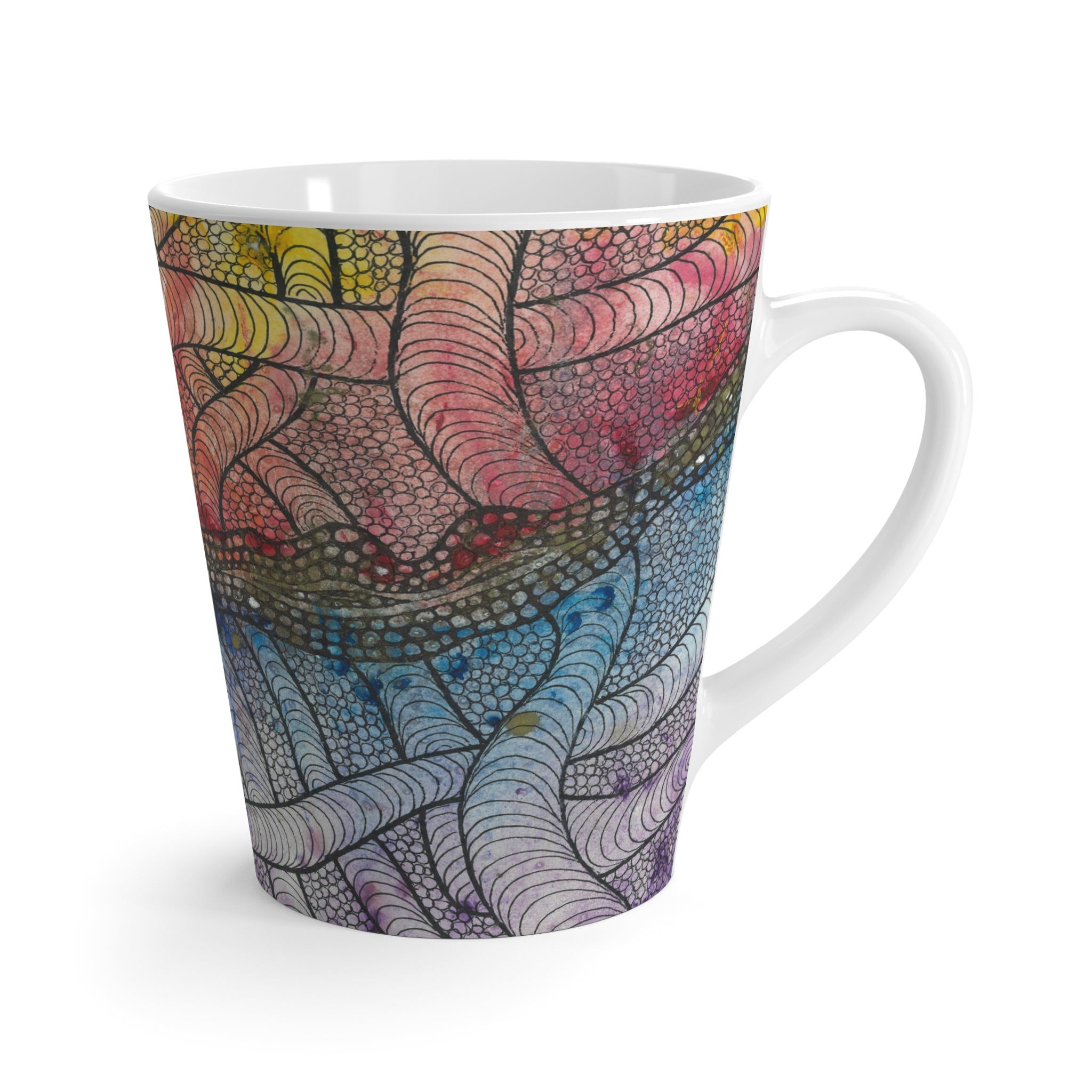 Coffee Mugs and Cups. Colourful Abstract Designs. Perfect for Home, Office or Special Gift #72 After The End
