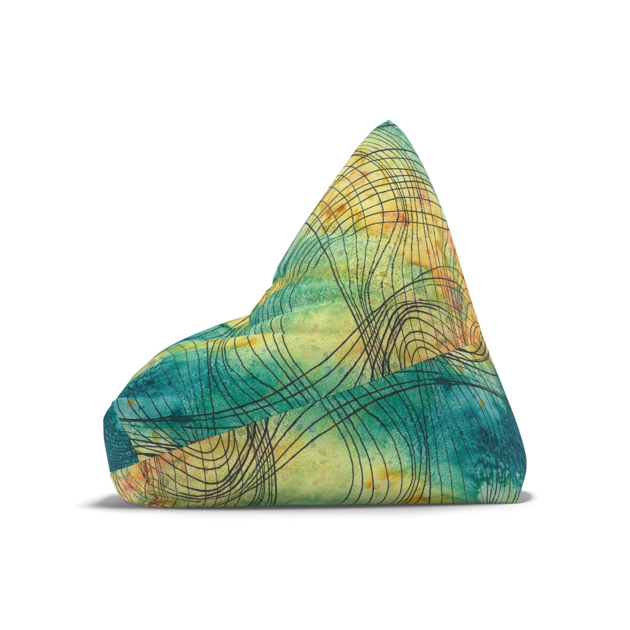 Bean Bag Chair Covers For Indoor & Outdoor - 2 Sizes - Exciting Abstract Design #81 The Only Way Is Up