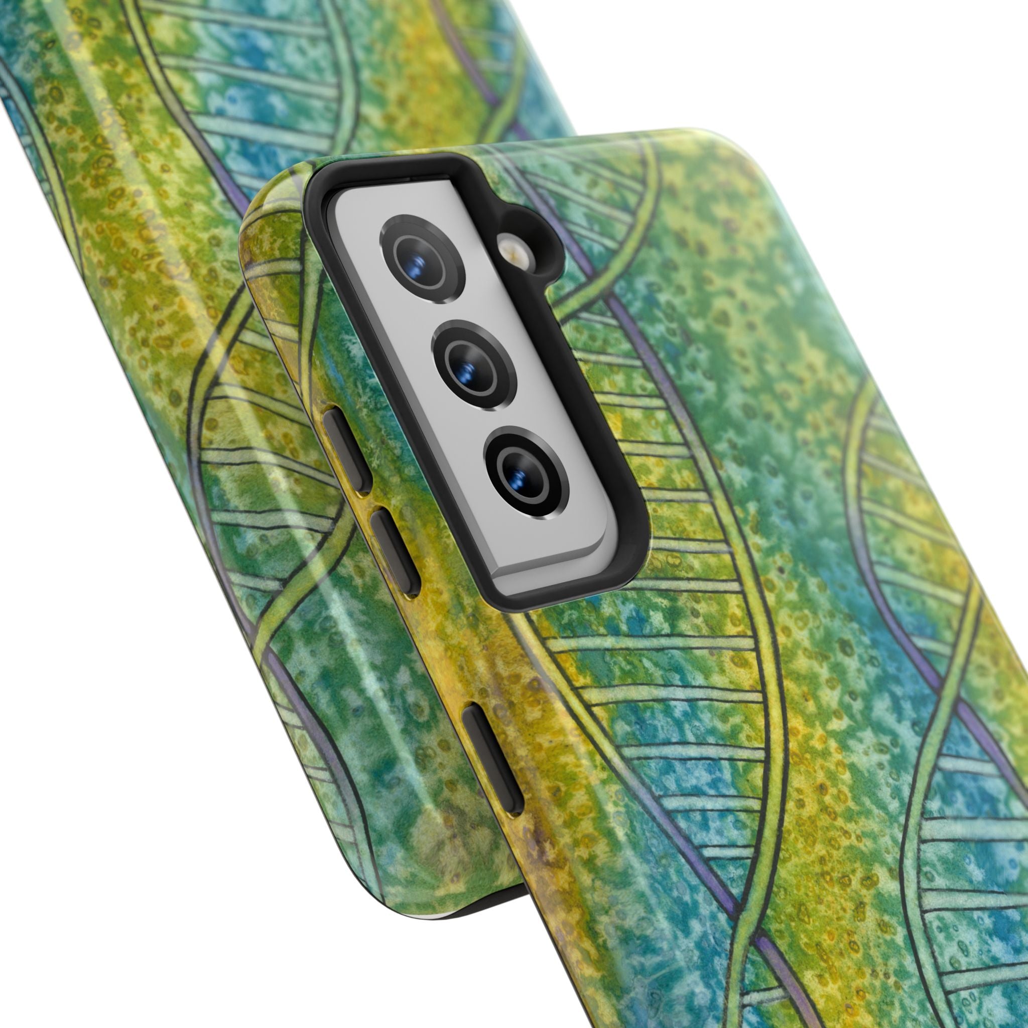 Tough Phone Case - All iPhones and Samsung Galaxys - Exciting Abstract Design #99 Crop of DNA