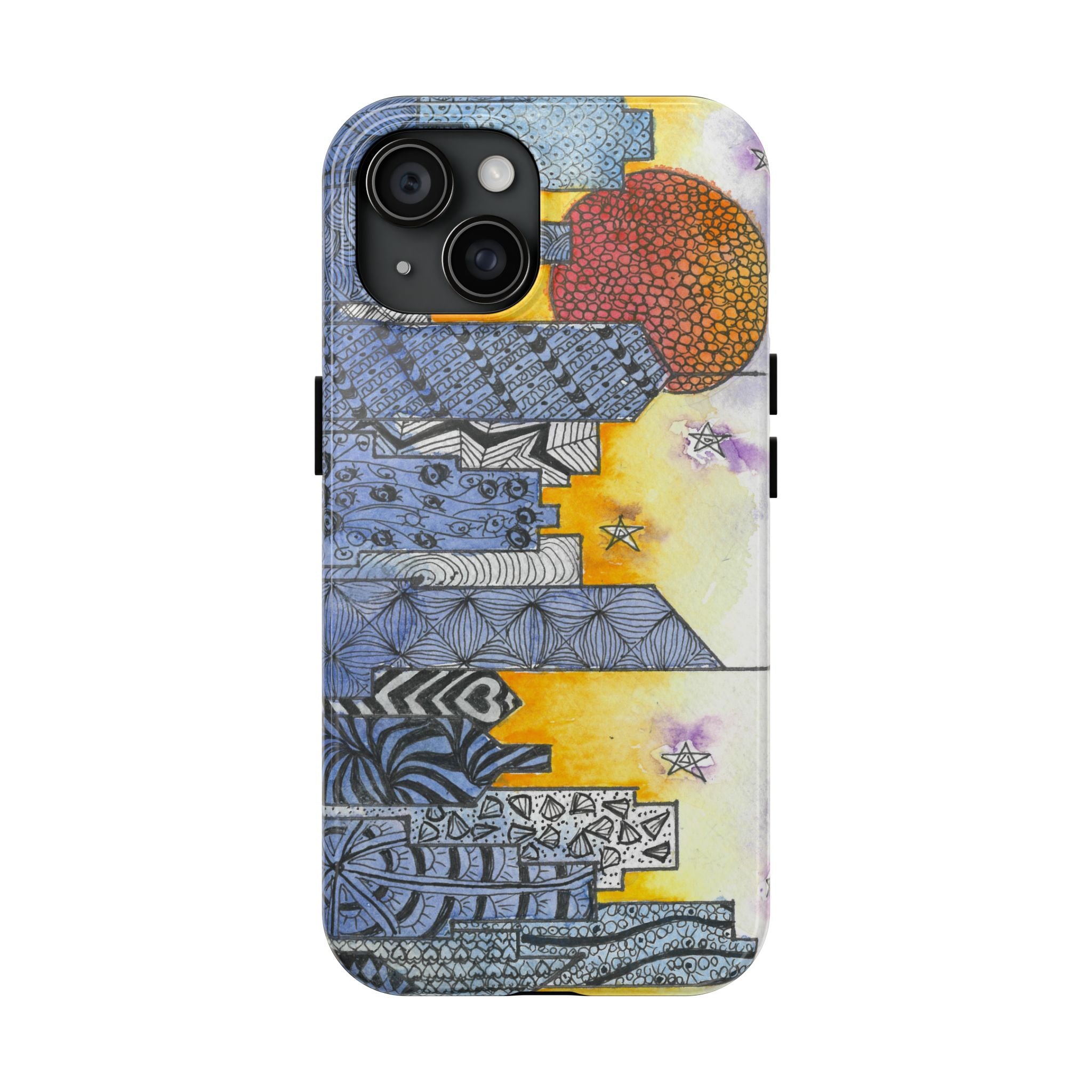Tough Phone Case - All iPhones and Samsung Galaxys - Exciting Abstract Design #5 In The Shadows