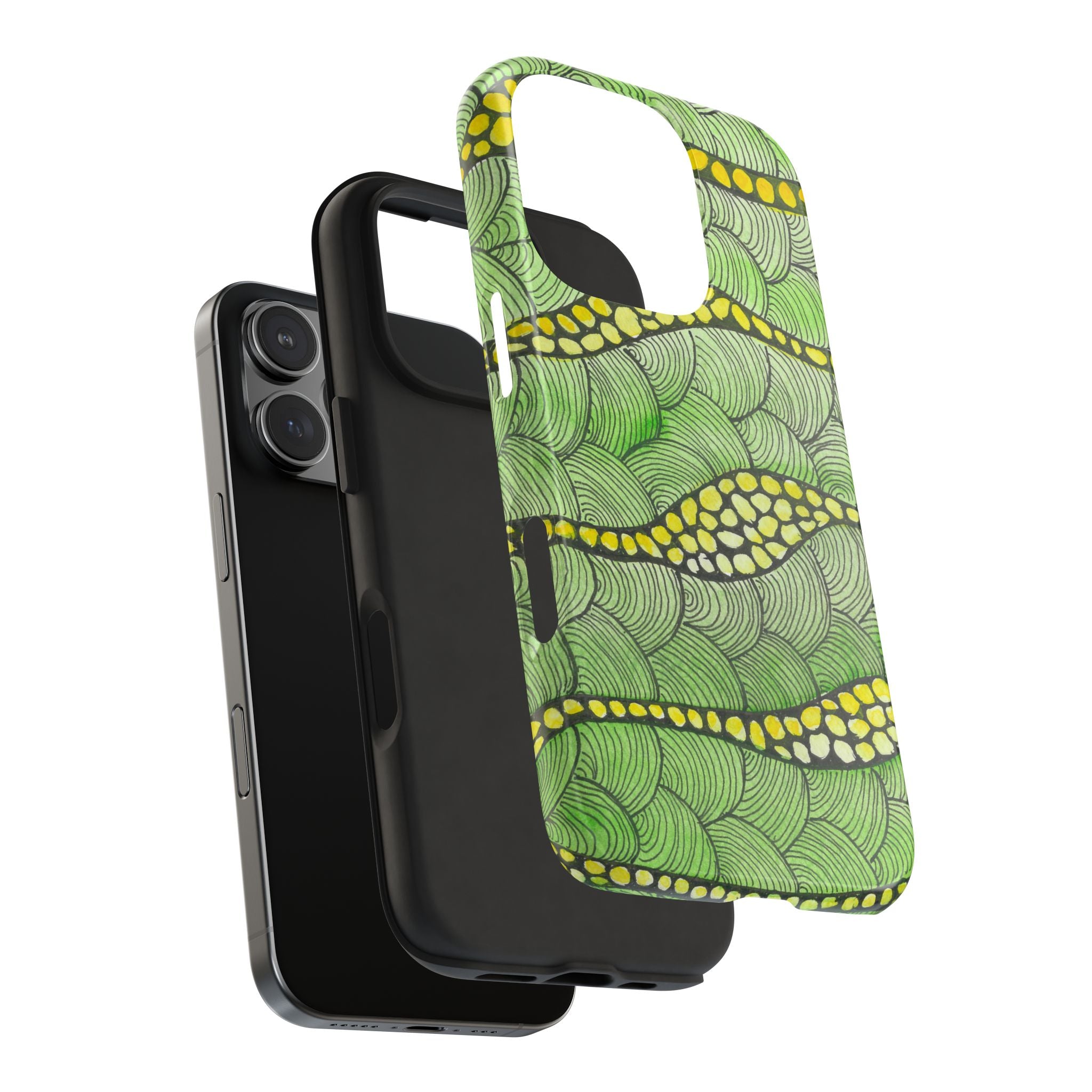 Tough Phone Case - All iPhones and Samsung Galaxys - Exciting Abstract Design #13 Watcha Thinking