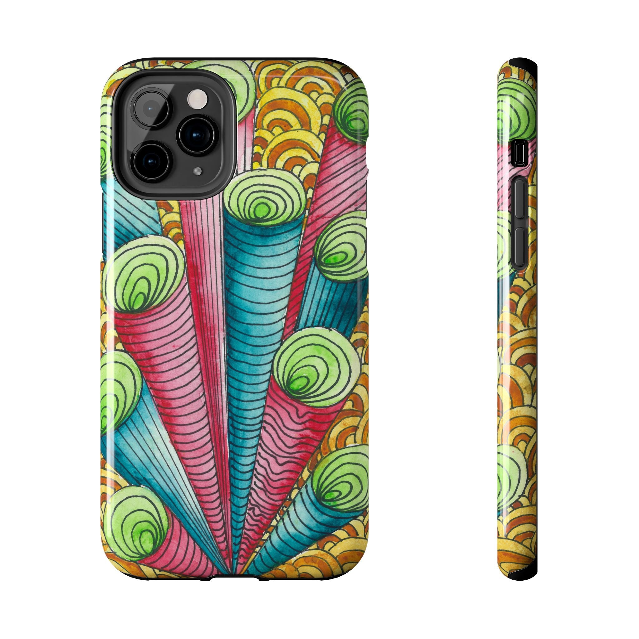 Tough Phone Case - All iPhones and Samsung Galaxys - Exciting Abstract Design #93 On A Mission