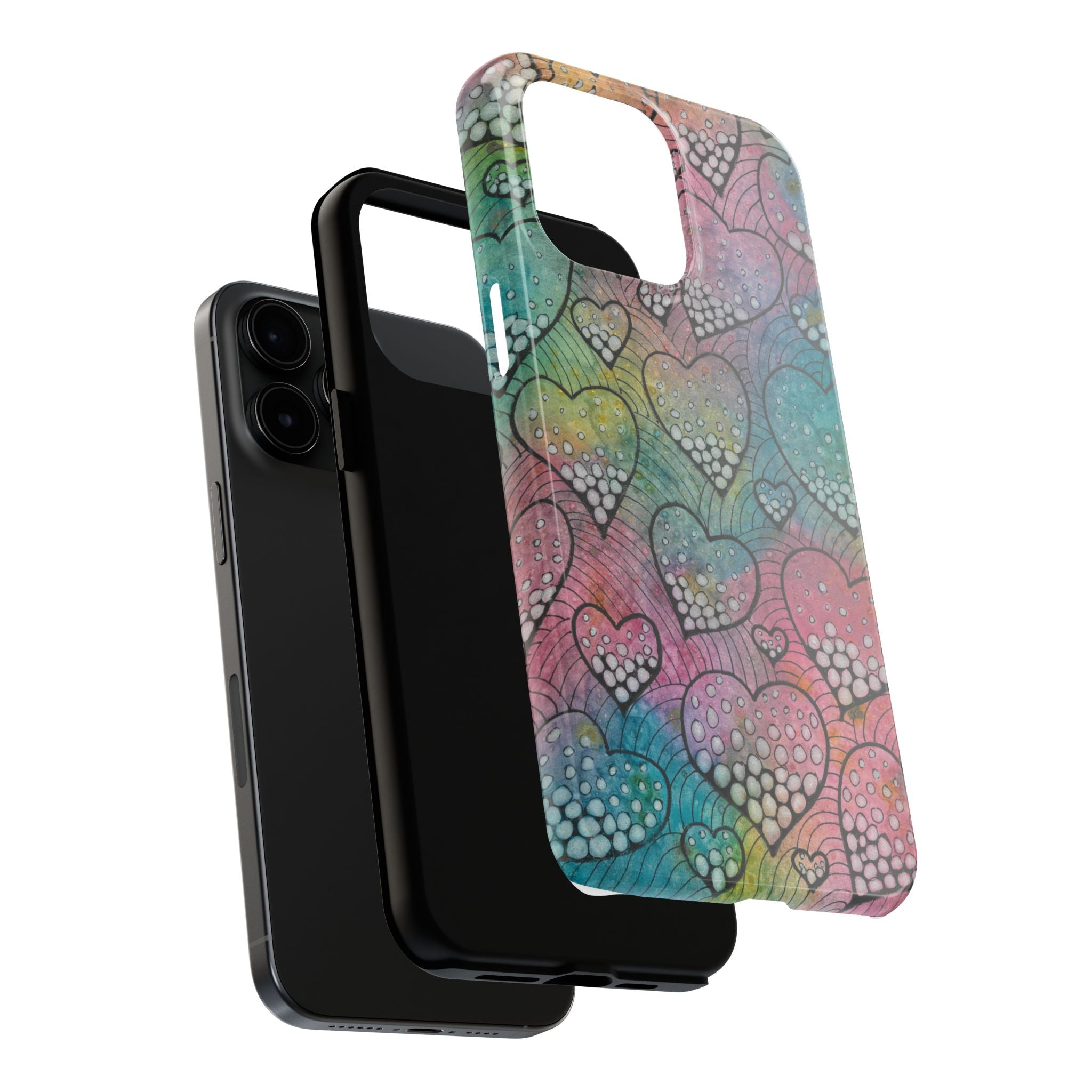 Tough Phone Case - All iPhones and Samsung Galaxys - Exciting Abstract Design #97 What's Love Got To Do With It