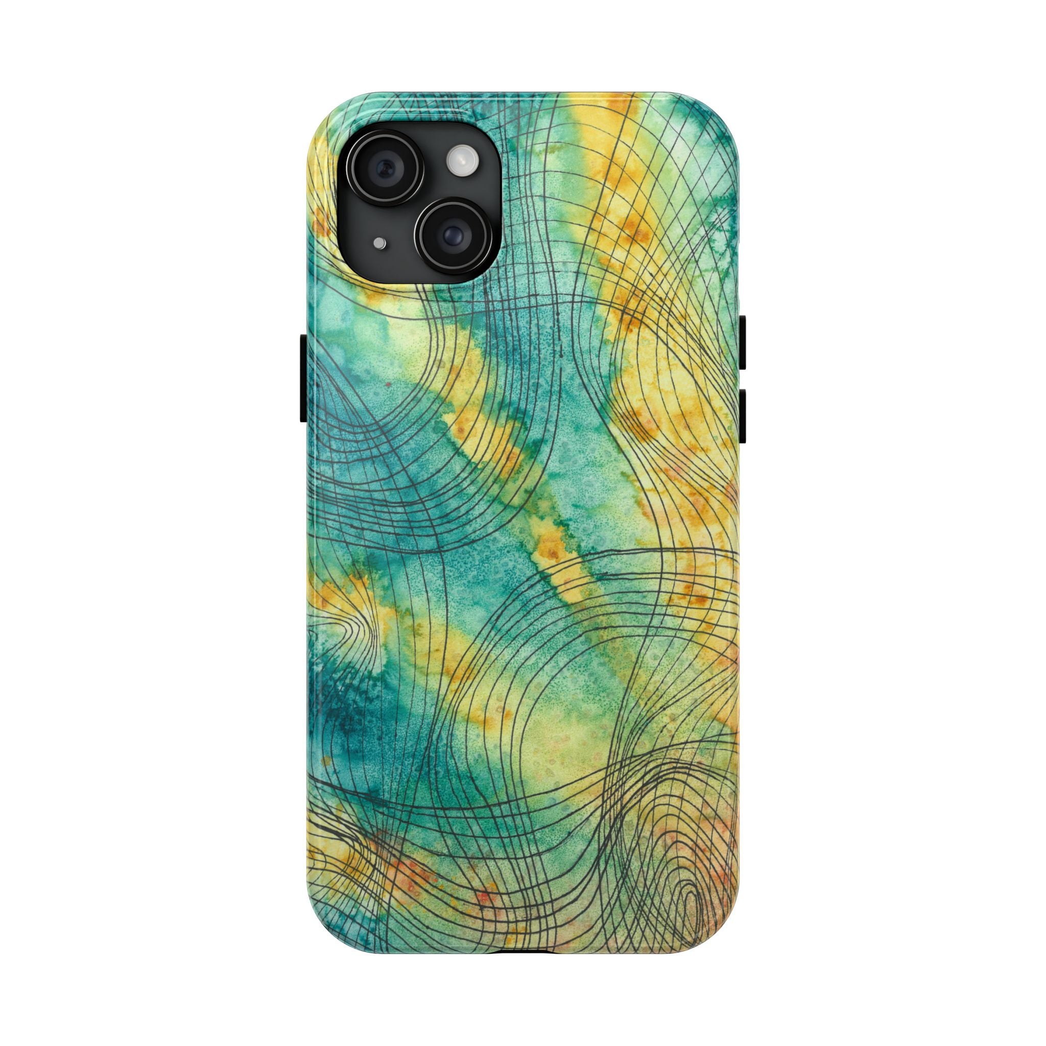 Tough Phone Case - All iPhones and Samsung Galaxys - Exciting Abstract Design #81 The Only Way Is Up