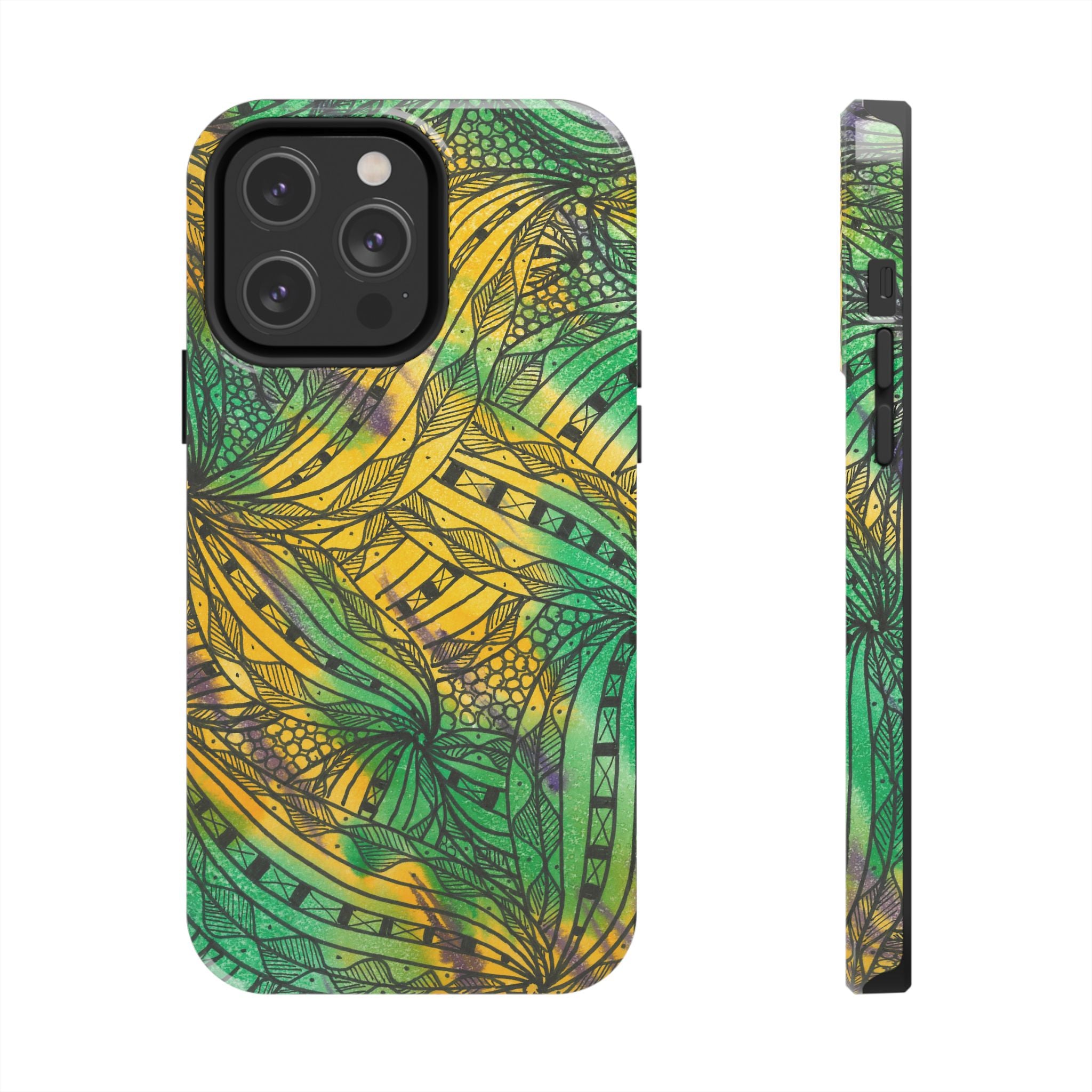 Tough Phone Case - All iPhones and Samsung Galaxys - Exciting Abstract Design #37 Shubbery!