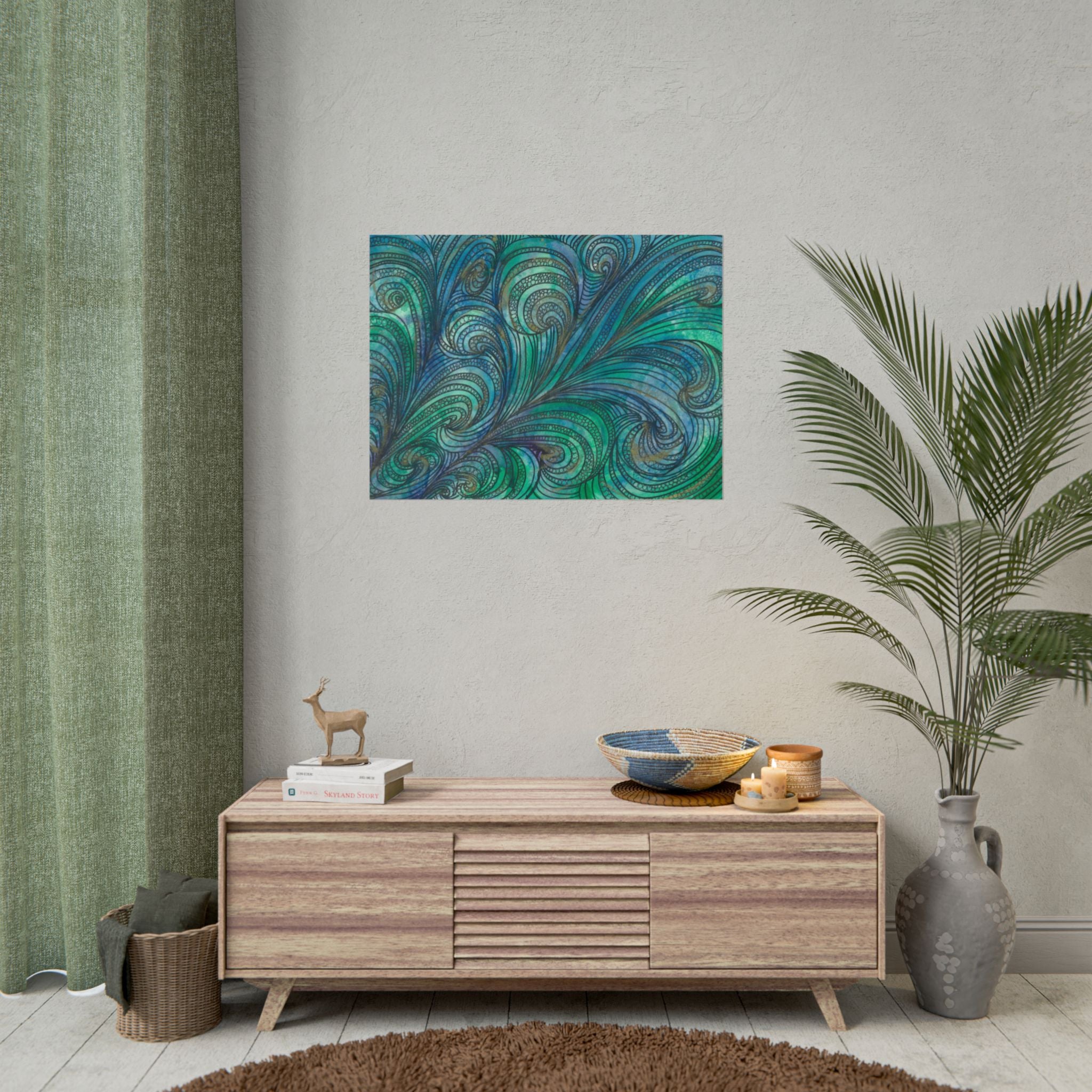 Large Colourful Wall Art, Posters & Prints, For Office, Bedroom or Living Room, or Special Gift #71 Call Of The Sea
