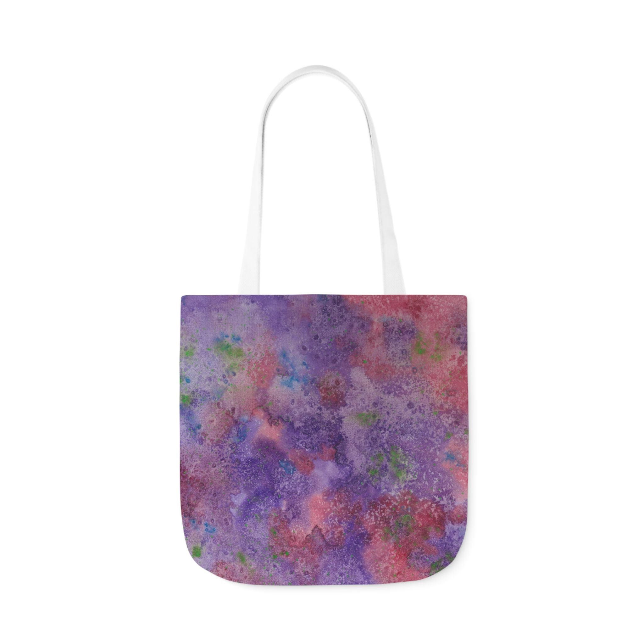 Canvas Tote Bags, Colourful Abstract Designs, 5-Color Straps, 3 Sizes.  For Family and friends or a Special Gift #62 Resolutions