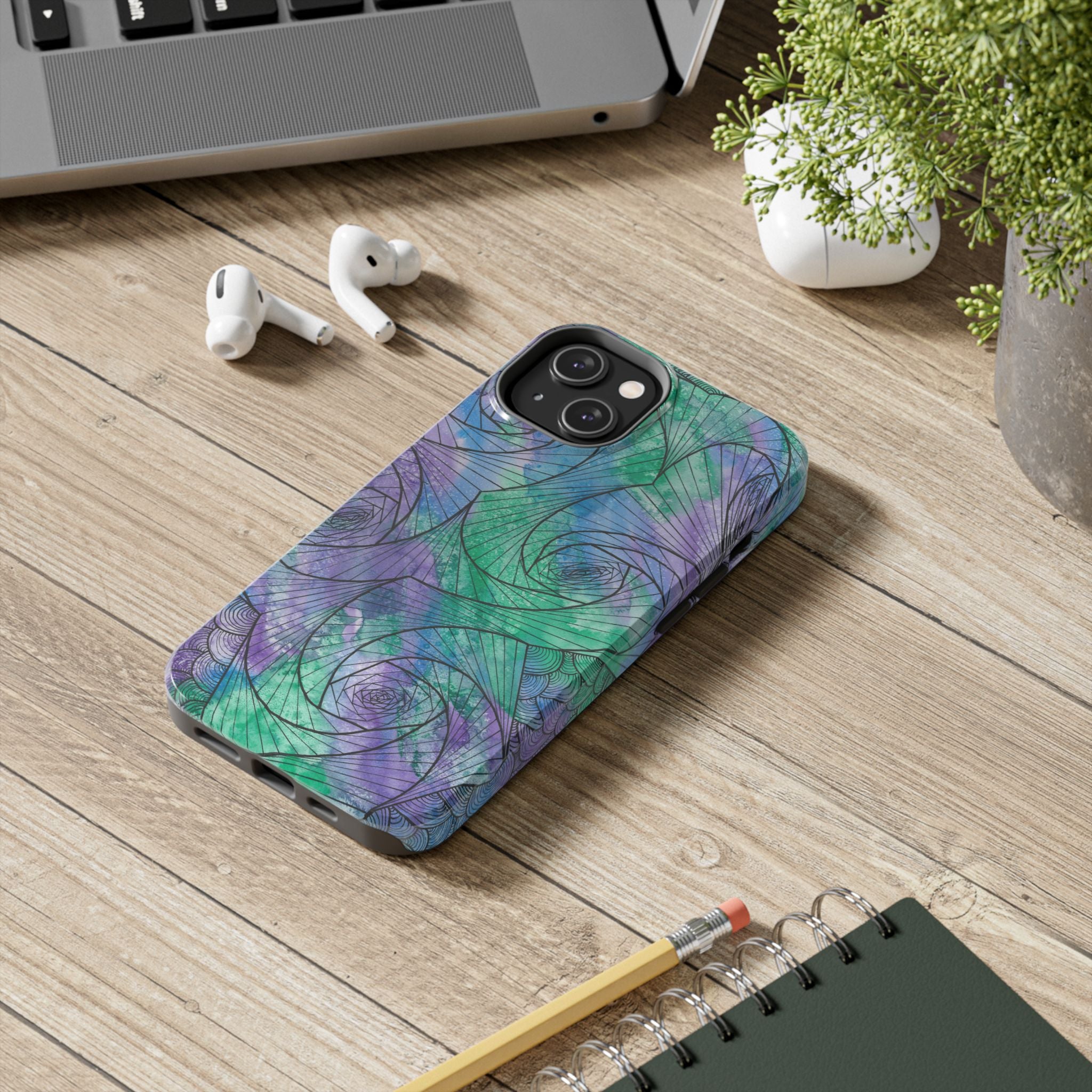Tough Phone Case - All iPhones and Samsung Galaxys - Exciting Abstract Design  #50 If Not Now When