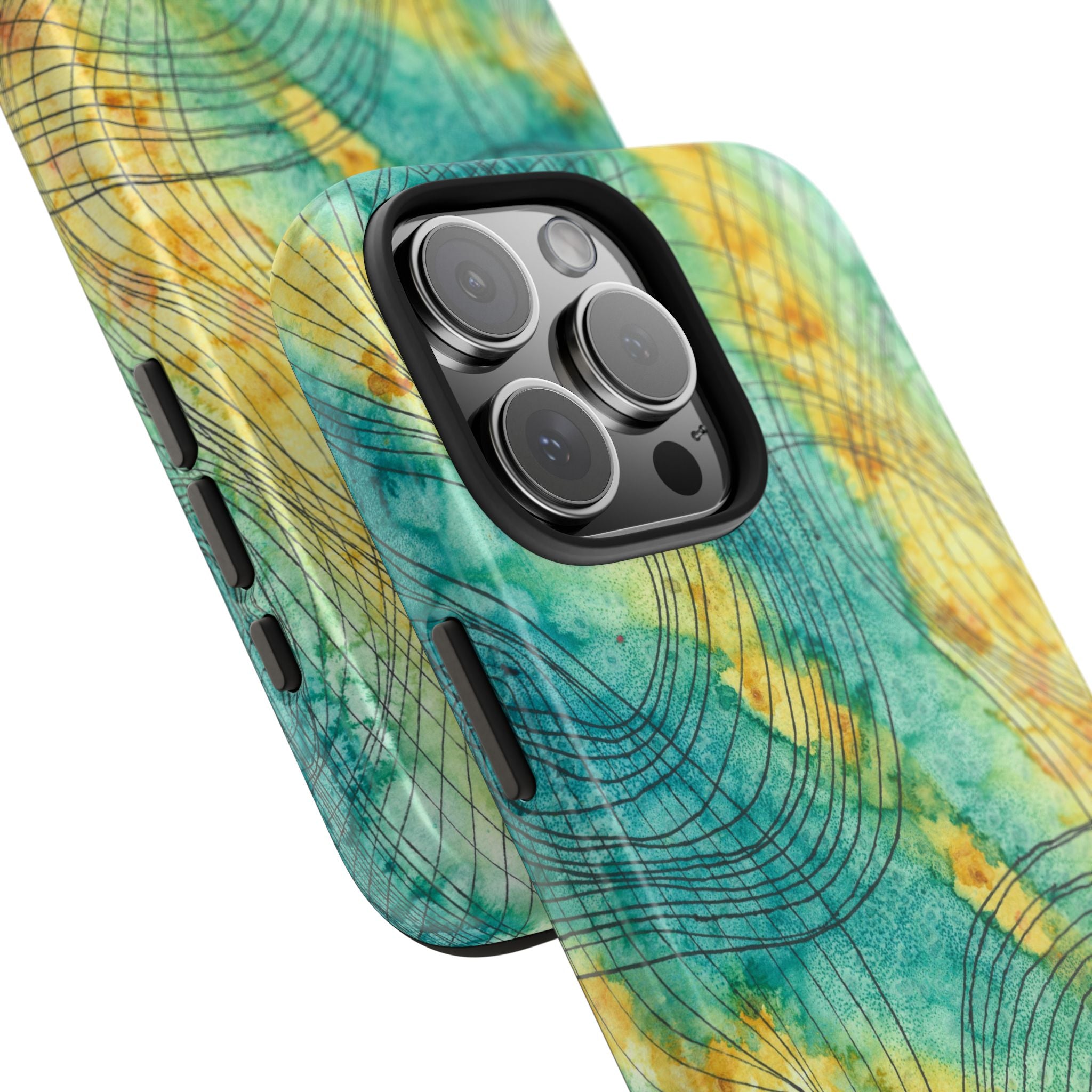 Tough Phone Case - All iPhones and Samsung Galaxys - Exciting Abstract Design #81 The Only Way Is Up