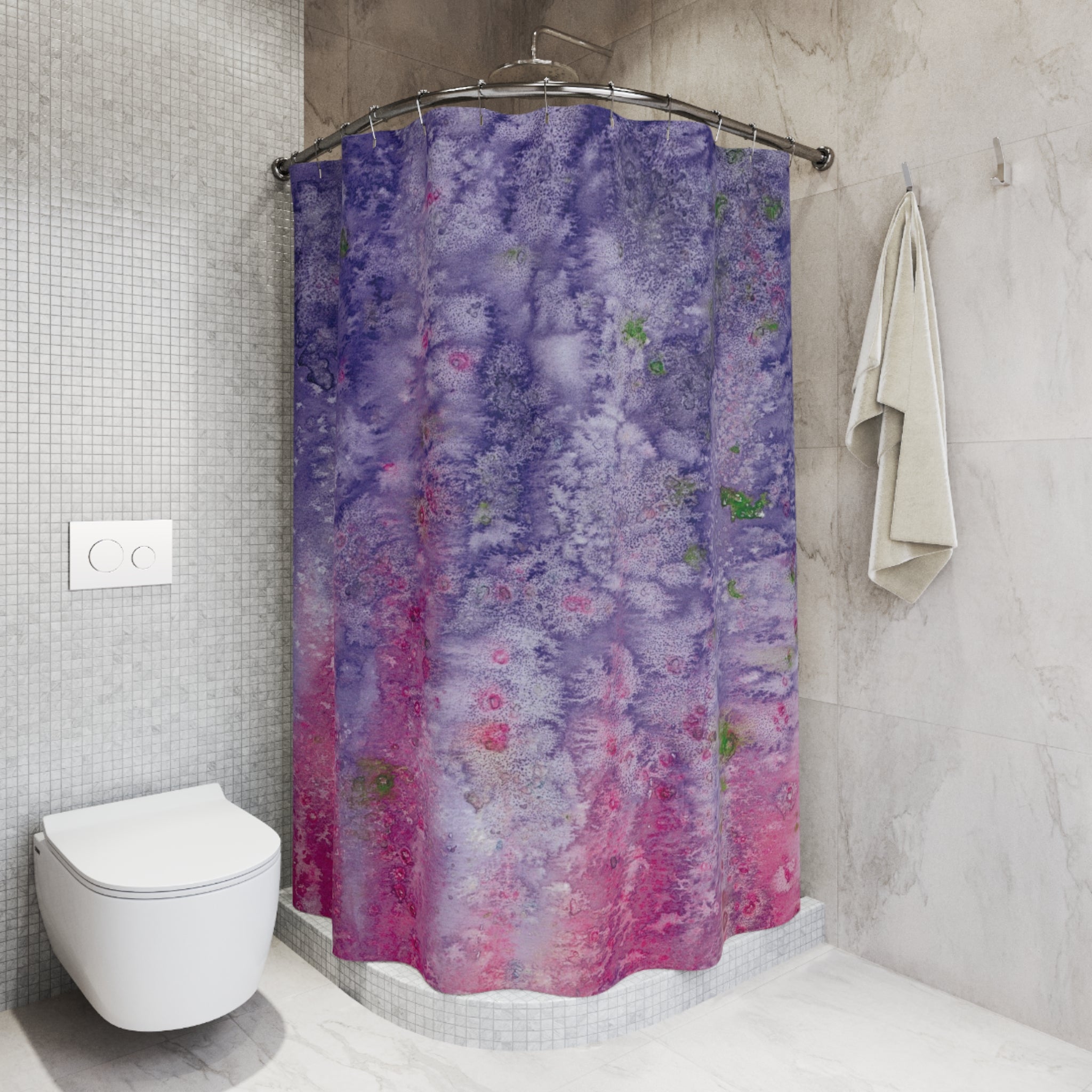 Beautiful Shower Curtains to Refresh Your Bathroom. Colourful Abstract Designs. Perfect For Your Bathroom or Special House-Warming Gift #86 Birthday Fairies