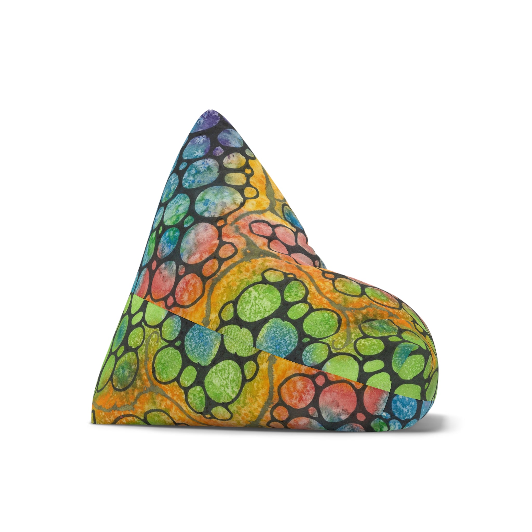 Bean Bag Chair Covers For Indoor & Outdoor - 2 Sizes - Exciting Abstract Design #77 River Of Dreams