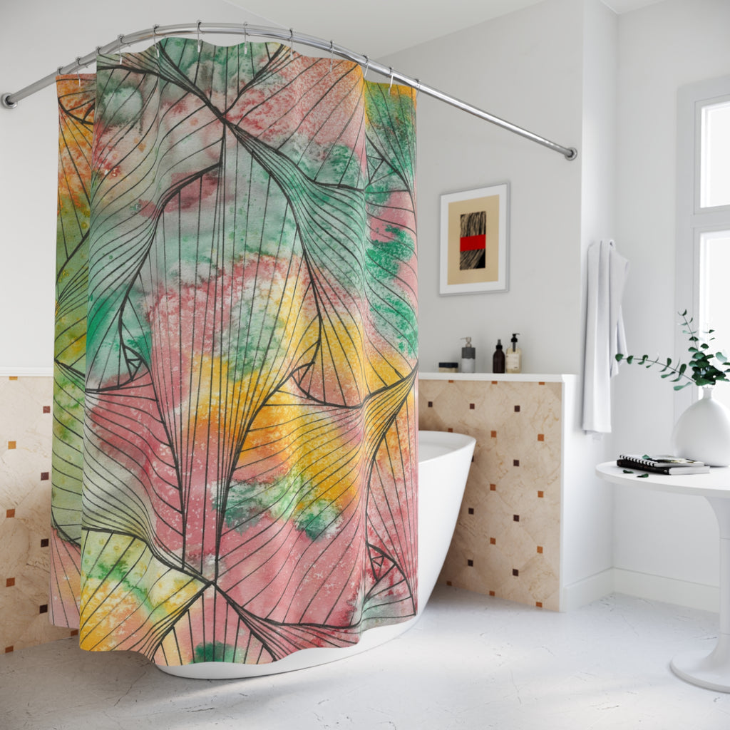 Beautiful Shower Curtains to Refresh Your Bathroom. Colourful Abstract Designs. Perfect For Your Bathroom or Special House-Warming Gift #70 Whats It All About Alfie