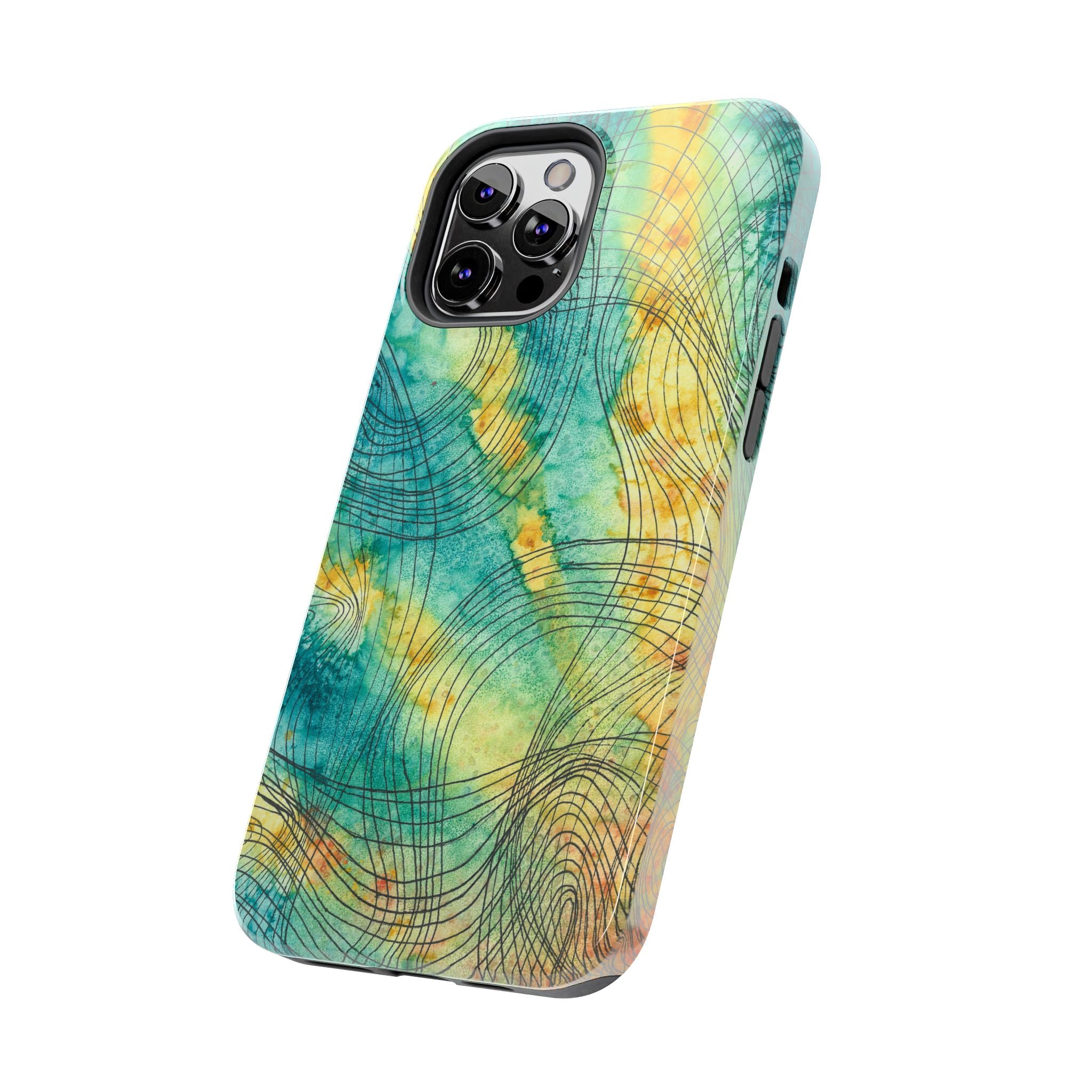 Tough Phone Case - All iPhones and Samsung Galaxys - Exciting Abstract Design #81 The Only Way Is Up