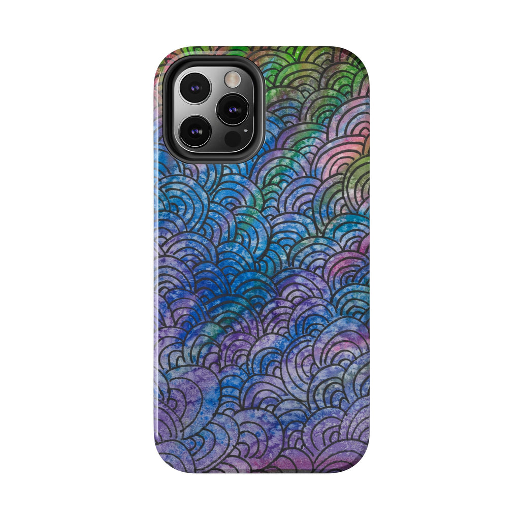 Tough Phone Case - All iPhones and Samsung Galaxys - Exciting Abstract Design #84 Ah! The Past