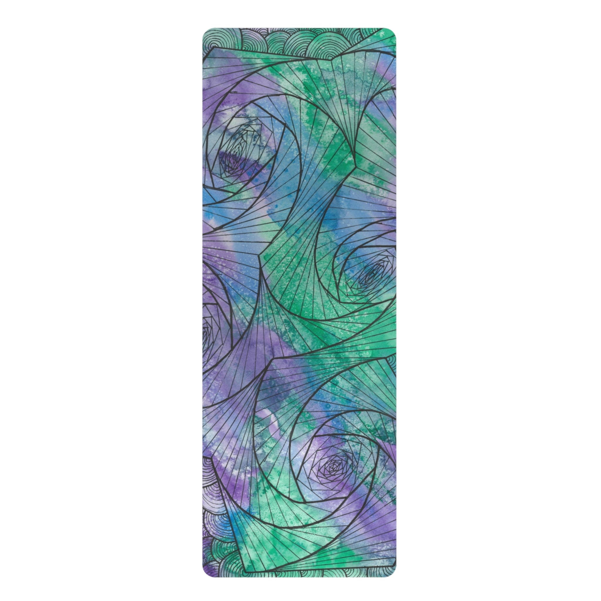 Yoga Mats and Gym Mats. Colourful Abstract Designs. Perfect for Home, Yoga or Gym Class, or a Special Gift #50 If Not Now When