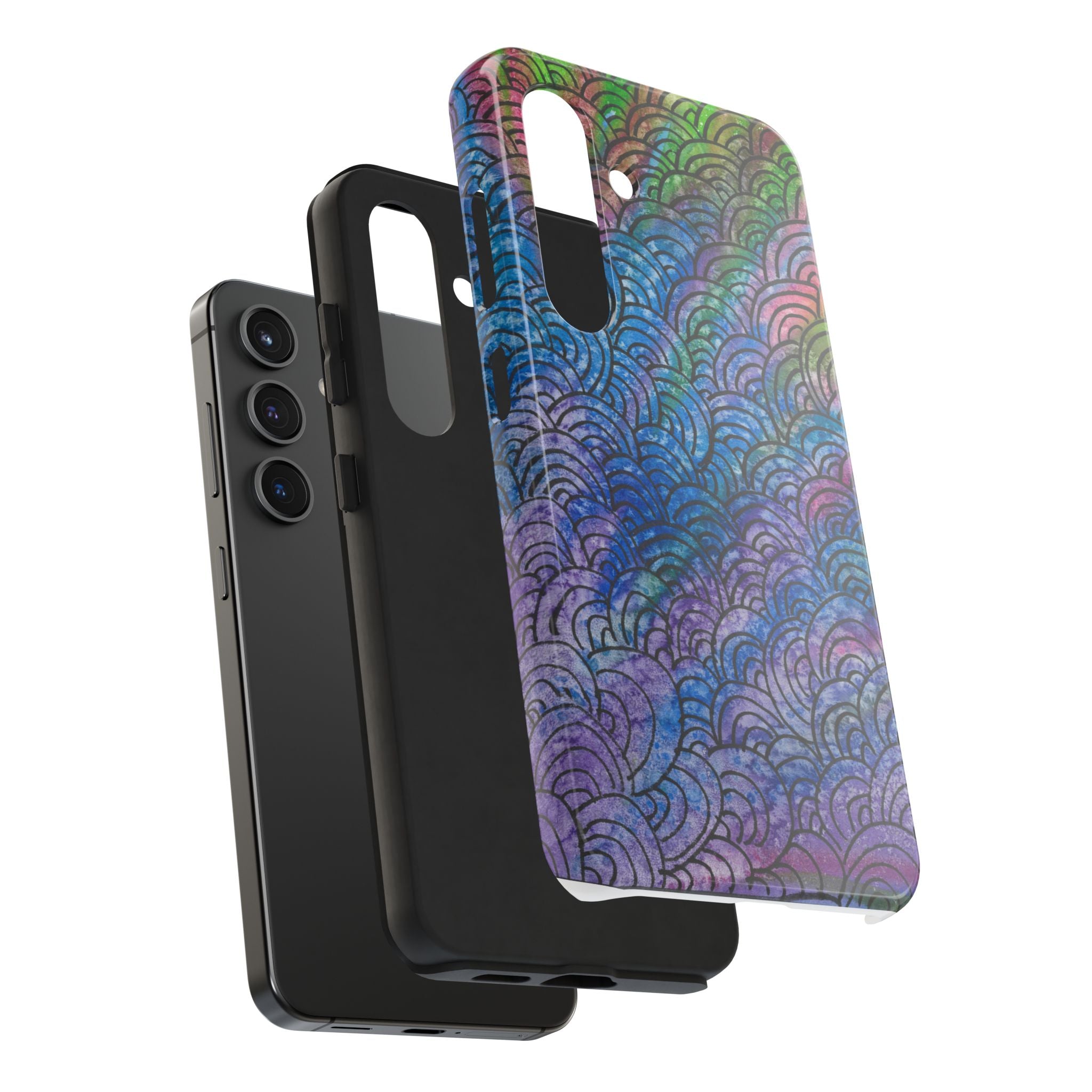 Tough Phone Case - All iPhones and Samsung Galaxys - Exciting Abstract Design #84 Ah! The Past