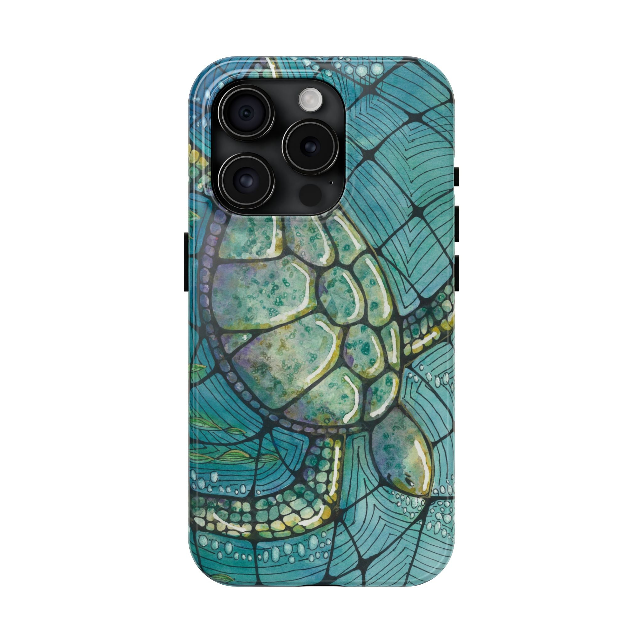 Tough Phone Case - All iPhones and Samsung Galaxys - Exciting Abstract Design #73 Turtling Along