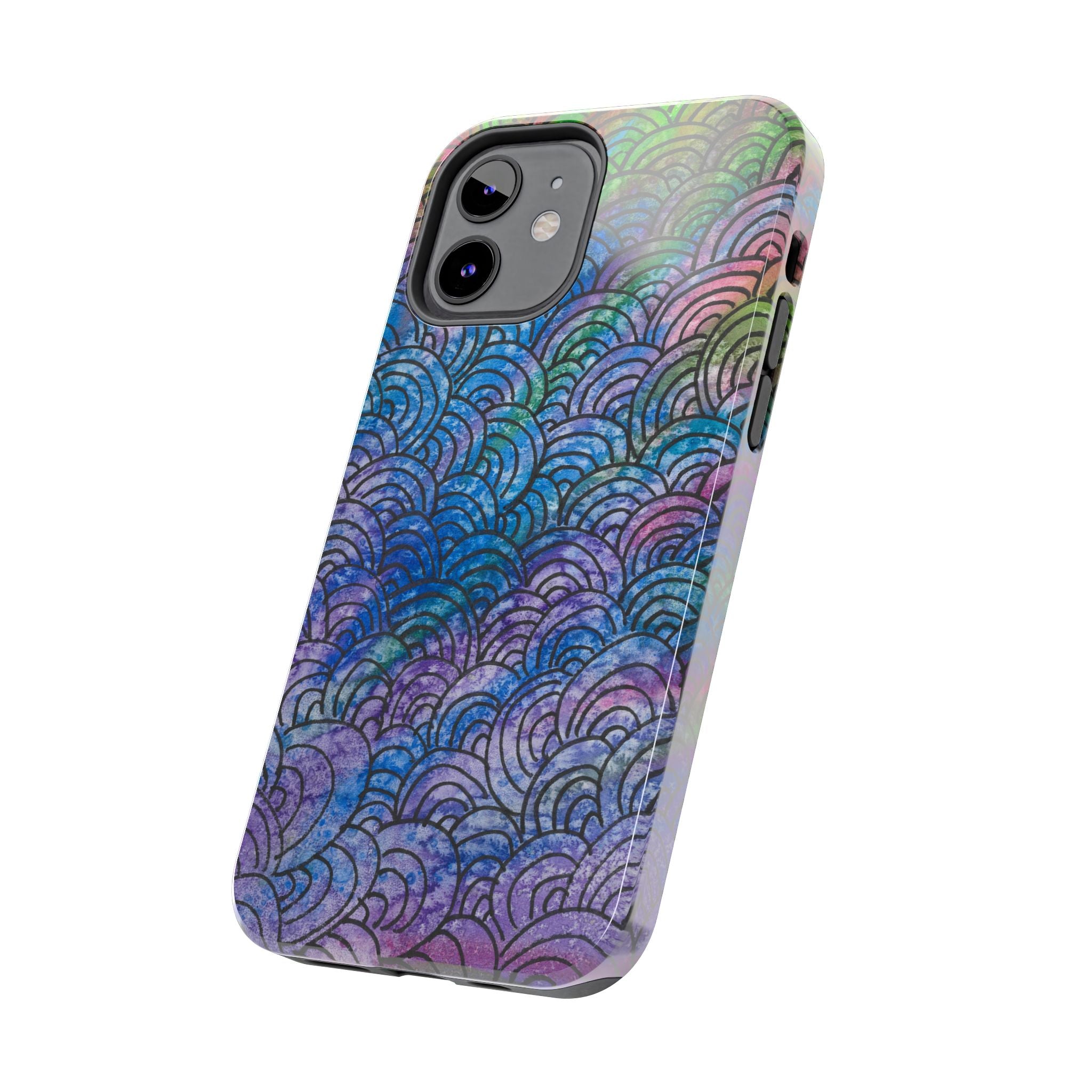 Tough Phone Case - All iPhones and Samsung Galaxys - Exciting Abstract Design #84 Ah! The Past